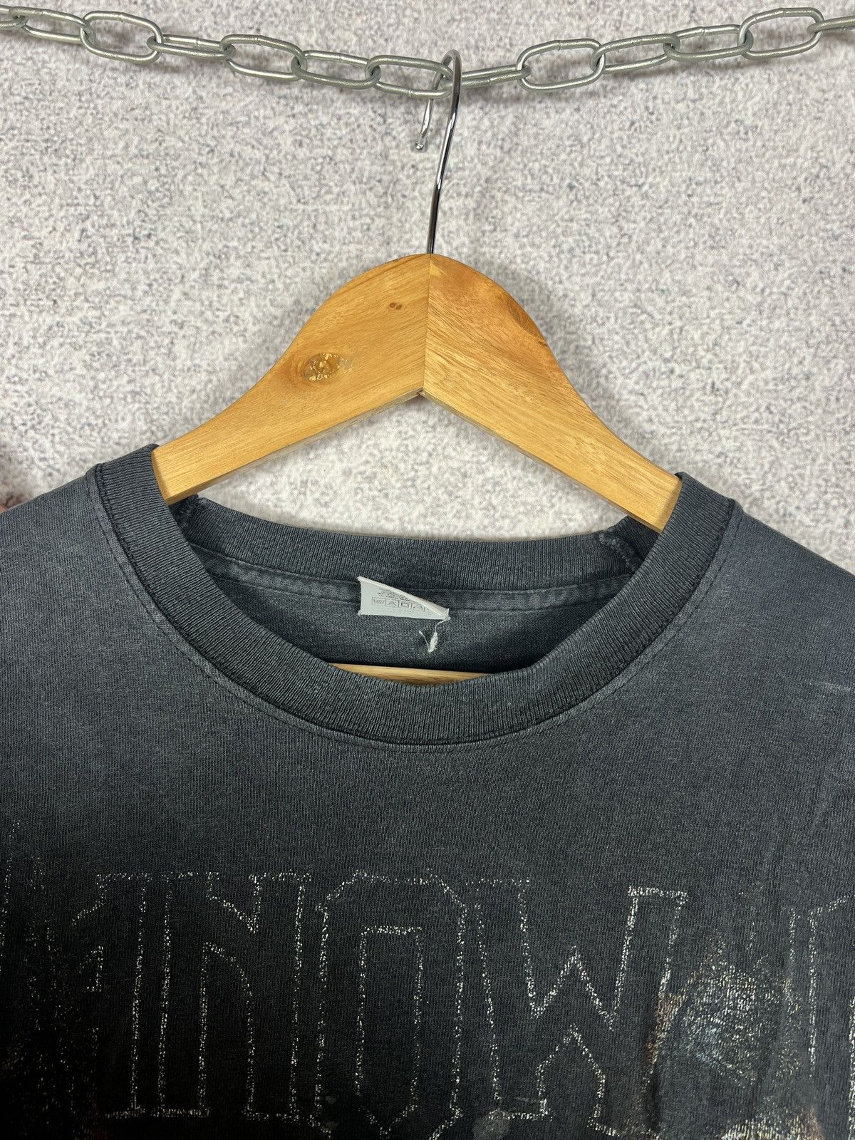 Band Tees Vintage Manowar Triumph Of Steel Rock Band T-Shirt Sunfaded Size US M / EU 48-50 / 2 - 7 Thumbnail