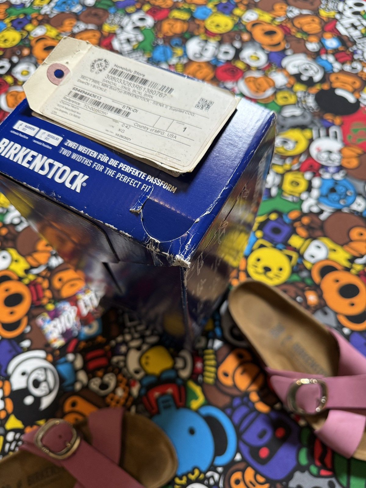 Birkenstock × Chrome Hearts Chrome Hearts X Birkenstock Pink Gunslinger Sandals Size US 7 / IT 37 - 14 Thumbnail