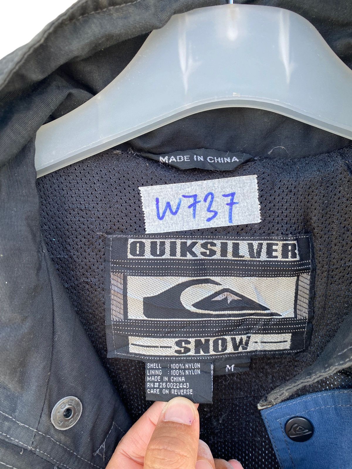 Quiksilver × Vintage Vintage Quicksilver Snow Pullover Jacket Size US M / EU 48-50 / 2 - 6 Thumbnail