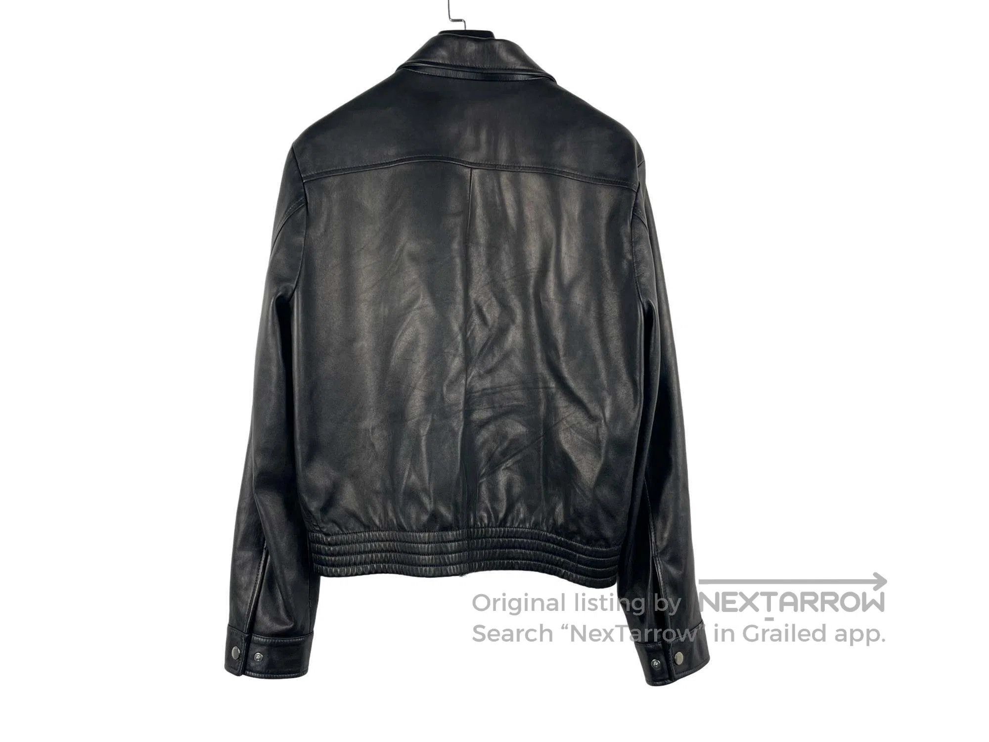 Amiri Amiri Logo Zipper Leather Jacket Size US M / EU 48-50 / 2 - 2 Thumbnail