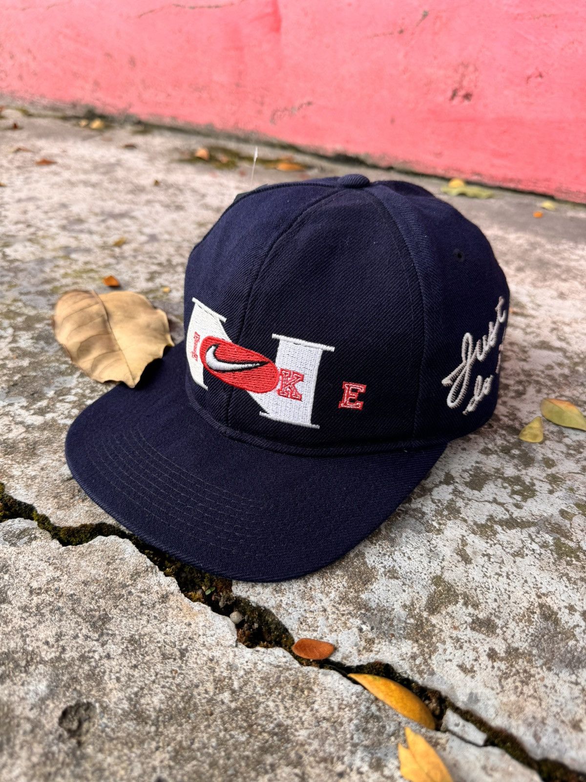 Nike × Vintage Nike Vintage Just Do It 1990’s Snapback Swoosh Size ONE SIZE - 1 Thumbnail