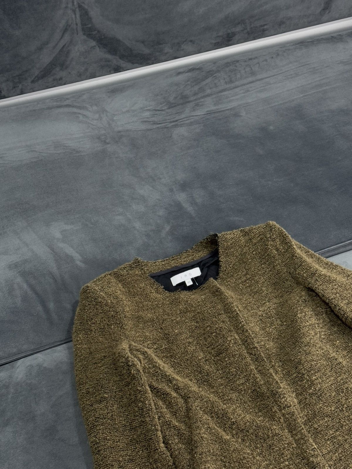Iro Avant Garde Iro Rick Owens Style Wool Luxury Y2K Zip Jacket Size XS / US 0-2 / IT 36-38 - 2 Thumbnail