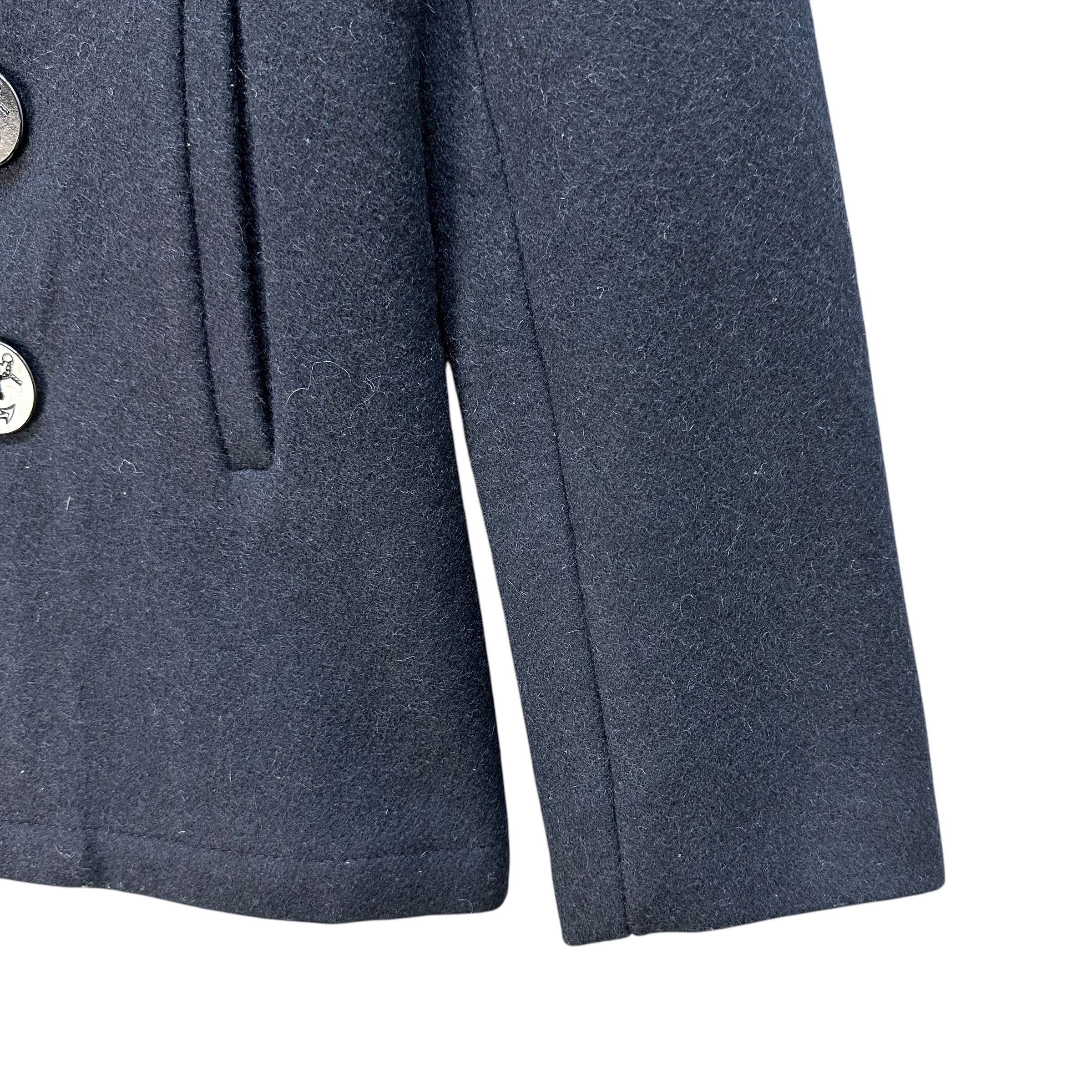 Schott SCHOTT X Earth Music & Ecology Double Breast Coat #A78-1891 Size S / US 4 / IT 40 - 5 Thumbnail
