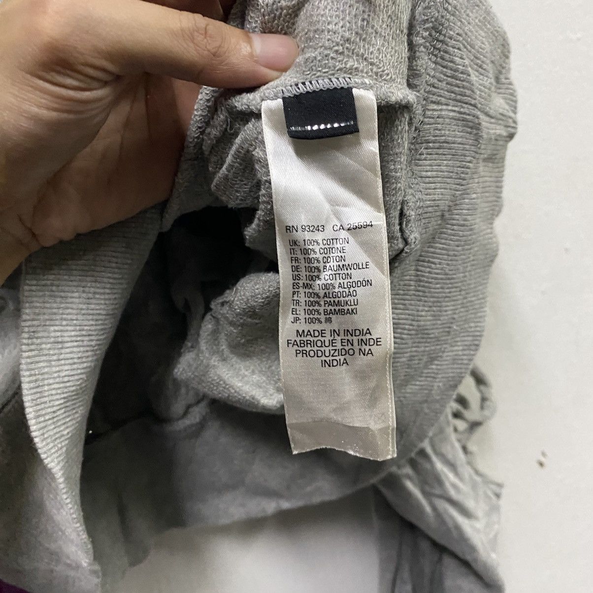 Diesel DIESEL Grey Distressed High-Neck Sweatshirt (Size XS) Size US XS / EU 42 / 0 - 13 Thumbnail