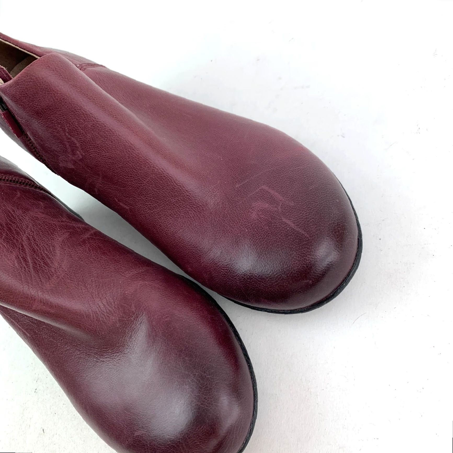 Dansko Dansko Raina Homme Bootie Leather Ankle Boots Red Leather Mid 2-2.9in EU 38 US 7.5-8 Womens Size US 8 / IT 38 - 3 Thumbnail