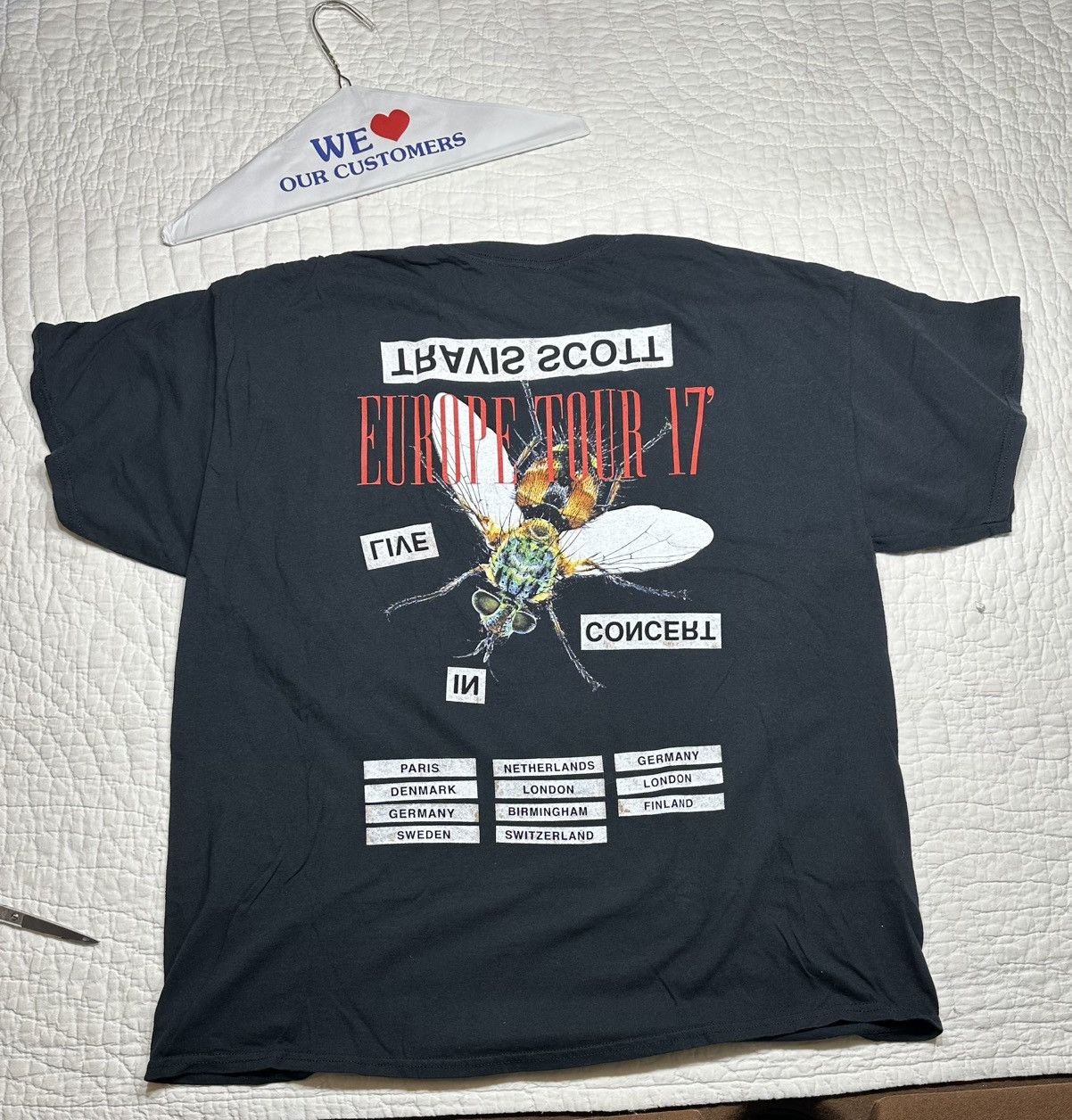 Travis Scott Travis Scott Birds in the Trap Europe Exclusive 2017 Tee/2XL Size US XXL / EU 58 / 5 - 2 Thumbnail
