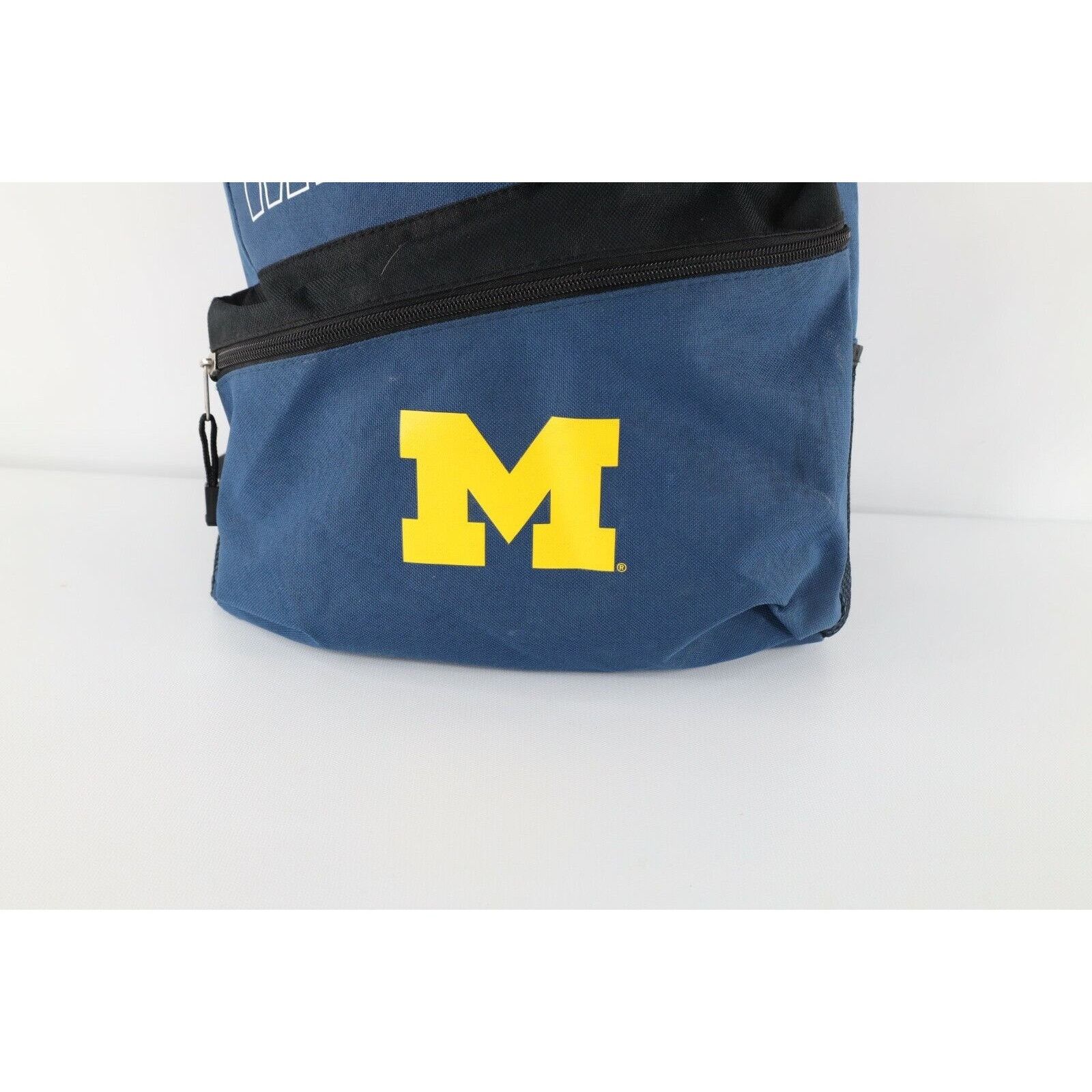Vintage Vintage 90s University of Michigan Spell Out Backpack Bag Size ONE SIZE - 3 Thumbnail