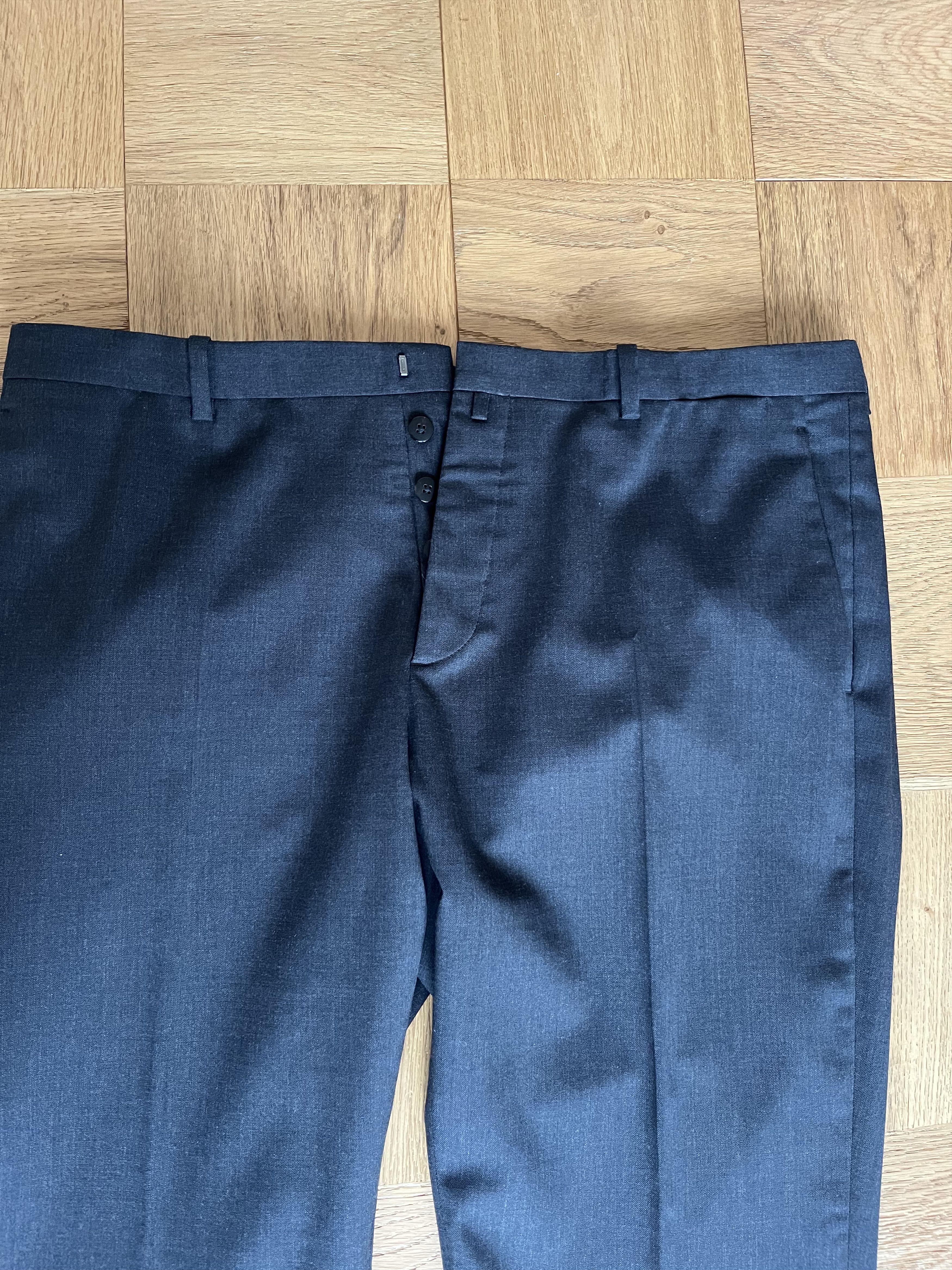 Jil Sander Jil Sander charcoal trousers 52 Size US 36 / EU 52 - 3 Thumbnail