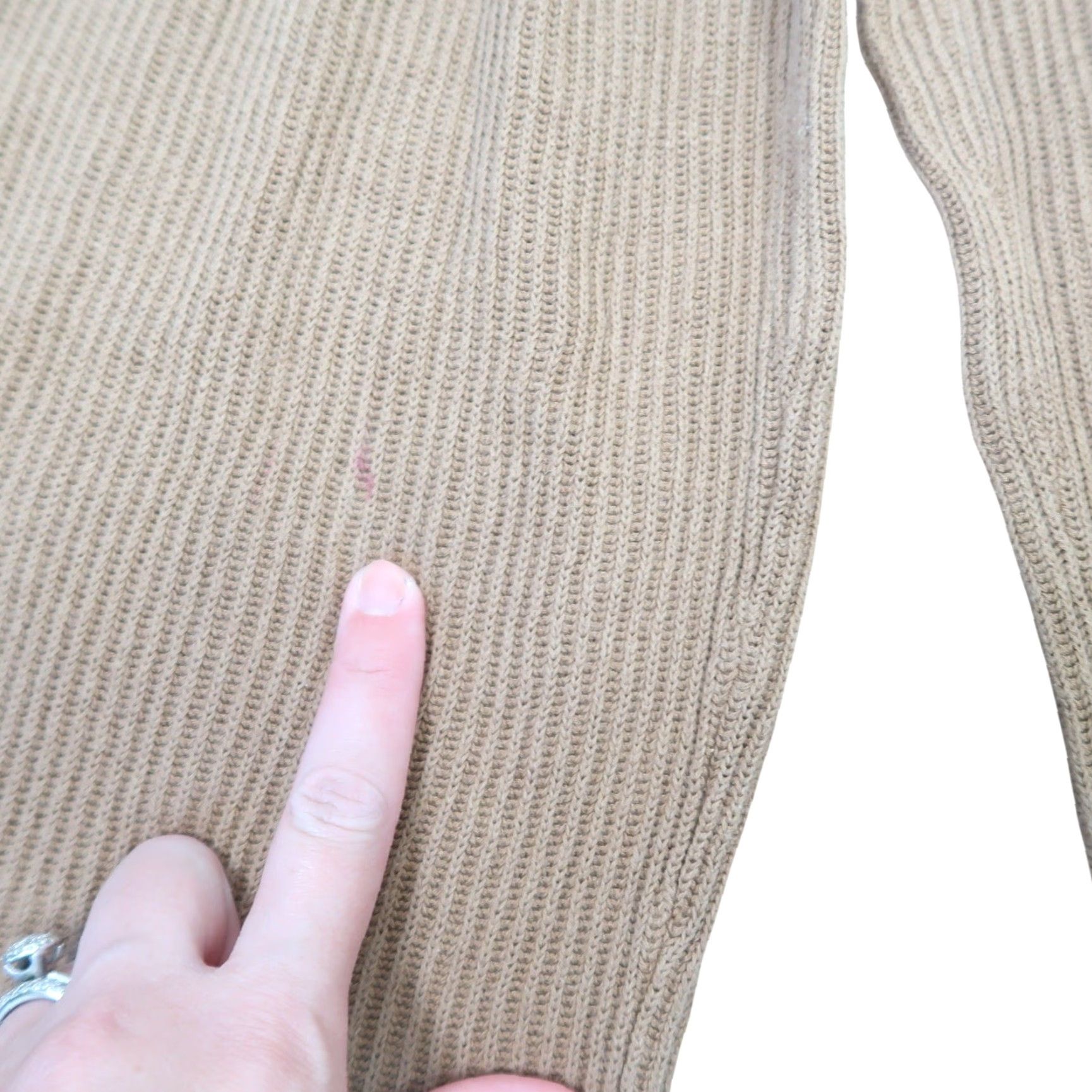 Free People Free People Beach Tan Linen and Cotton Knit Wide Leg Pants S Women's Pants Casual Bohemian Mid 90s? Size 28" / US 6 / IT 42 - 5 Thumbnail