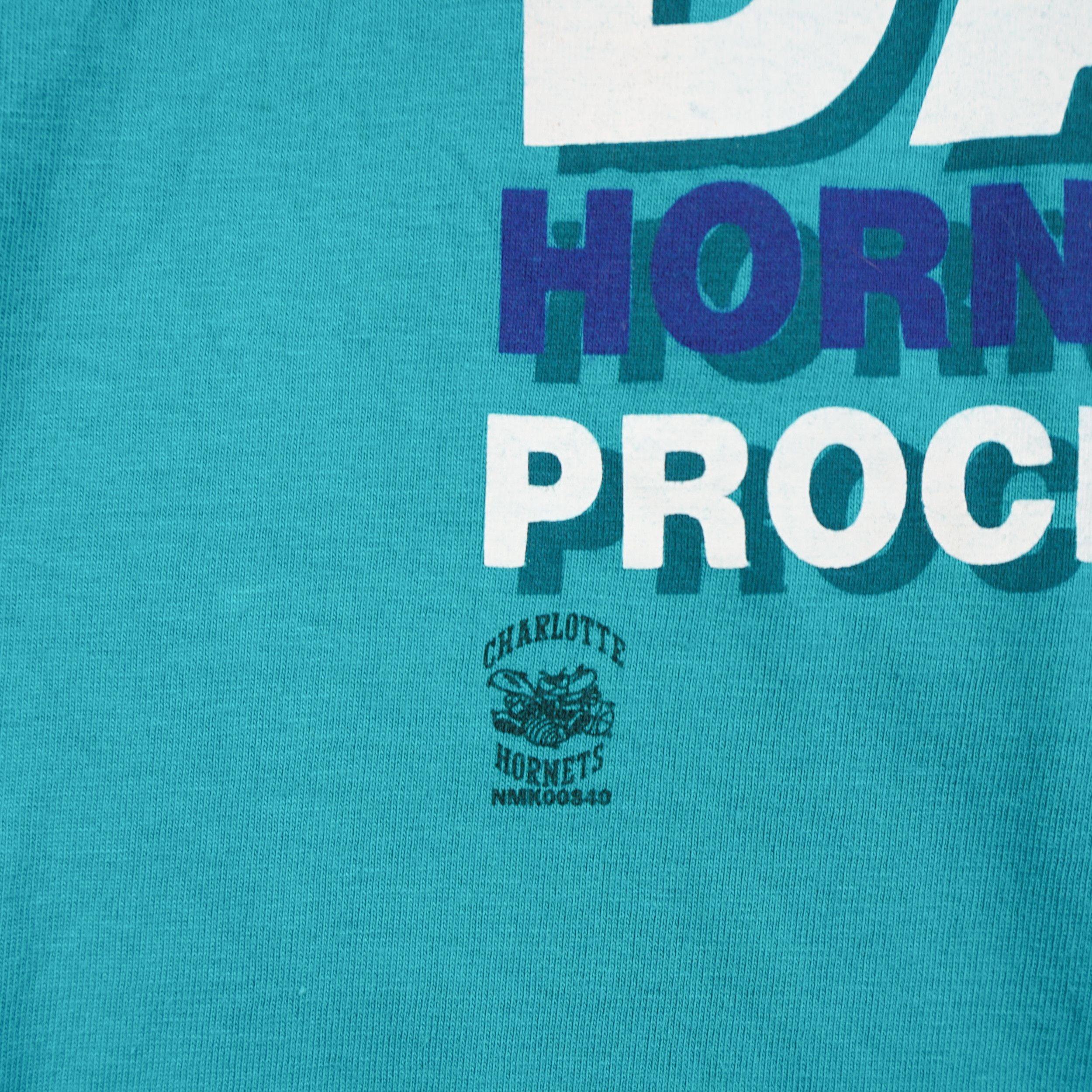 NBA × Nutmeg × Vintage Vintage 1990s Charlotte Hornets T-Shirt Size US S / EU 44-46 / 1 - 4 Thumbnail
