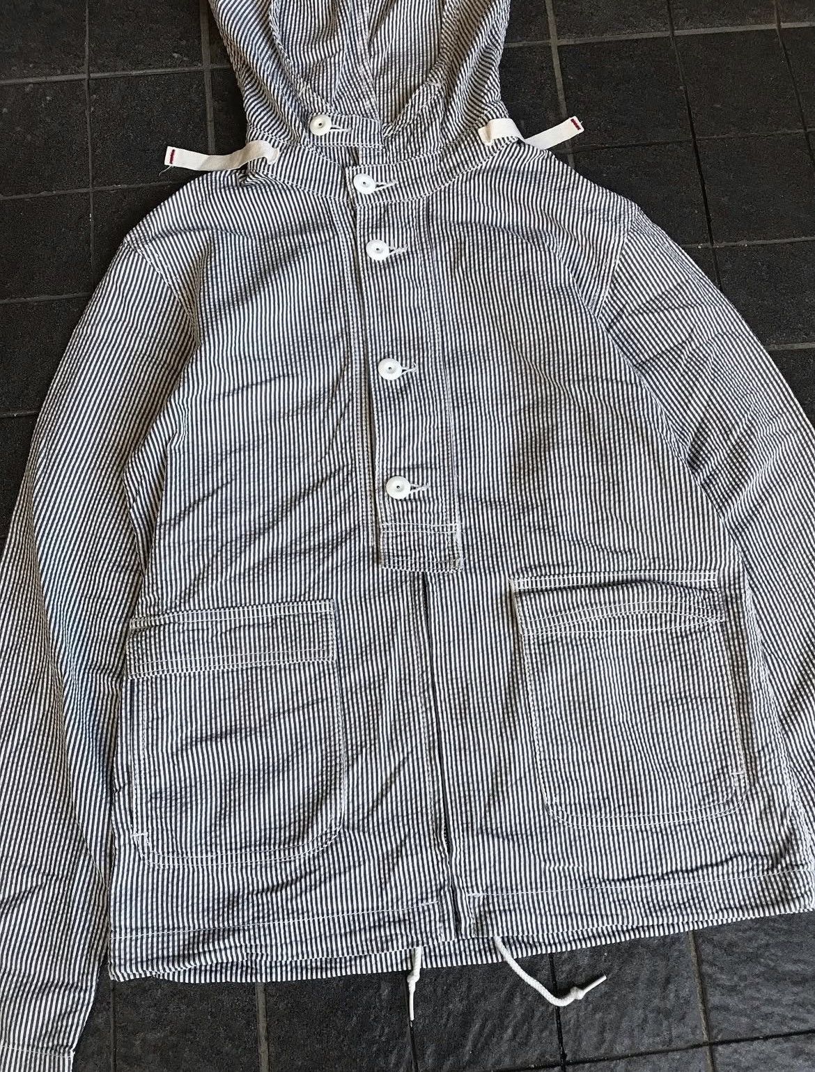 Nigel Cabourn Houston Gunner Smock Jacket Hickory Size US M / EU 48-50 / 2 - 3 Thumbnail