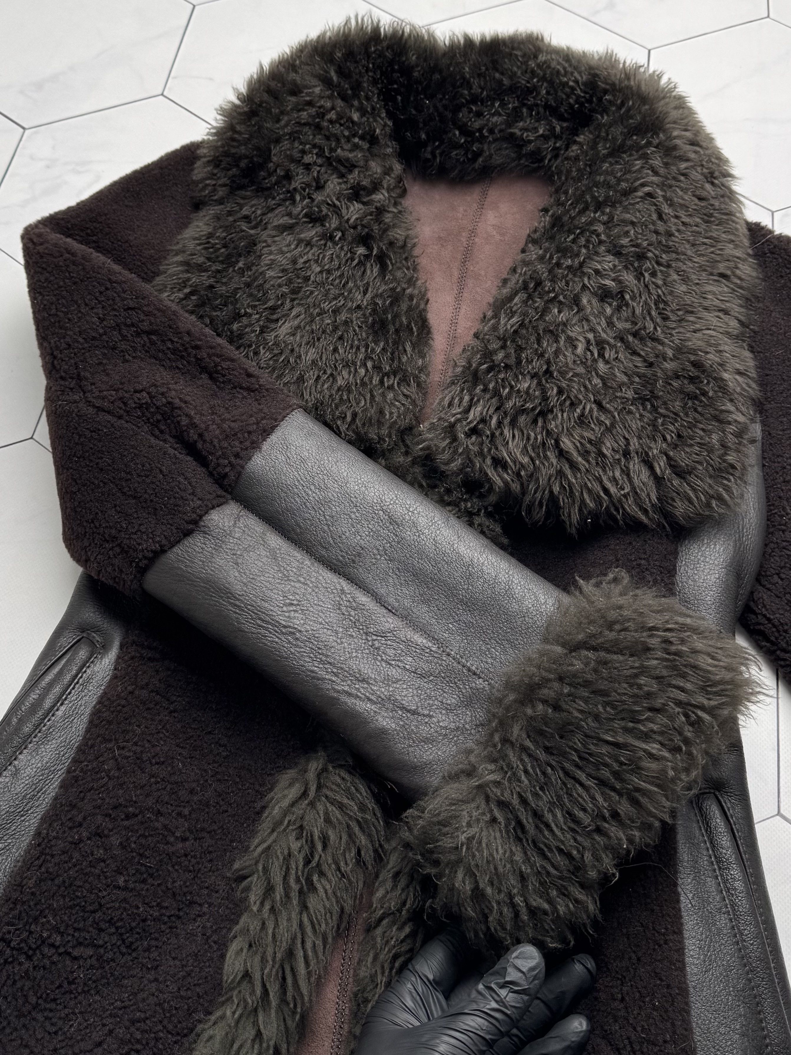 Japanese Brand Vintage Real Sheepskin Jacket (B550)E2D15 Size XS / US 0-2 / IT 36-38 - 5 Thumbnail