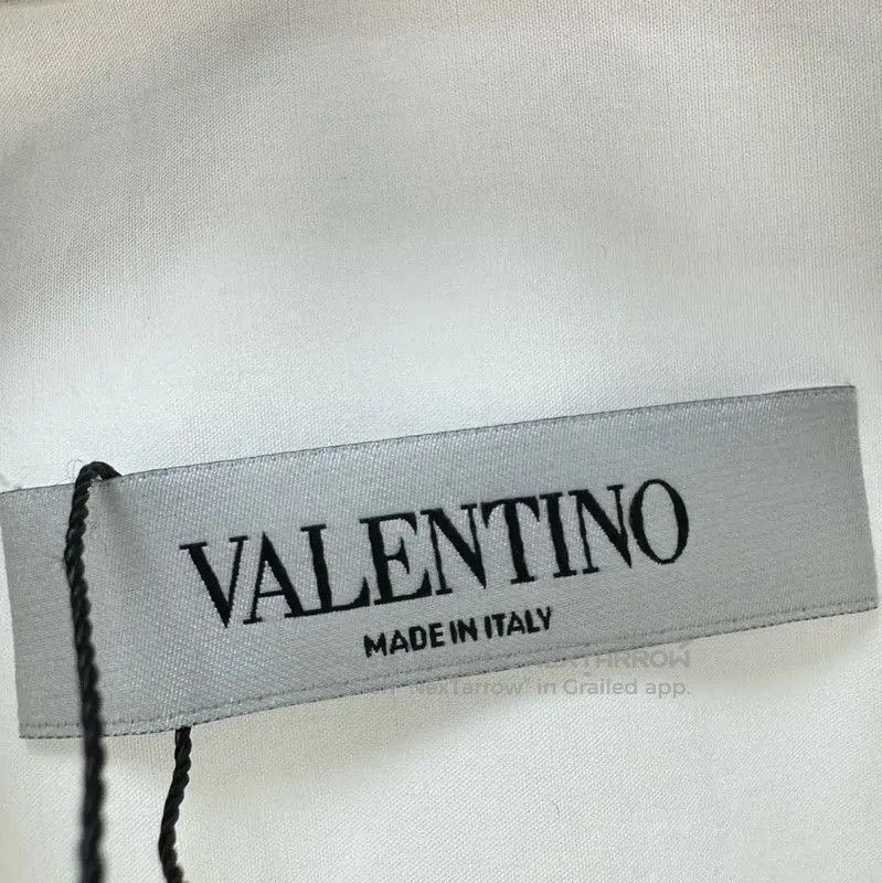 Valentino Valentino White Embroidered Long Sleeve Shirt . Size XL / US 12-14 / IT 48-50 - 6 Thumbnail