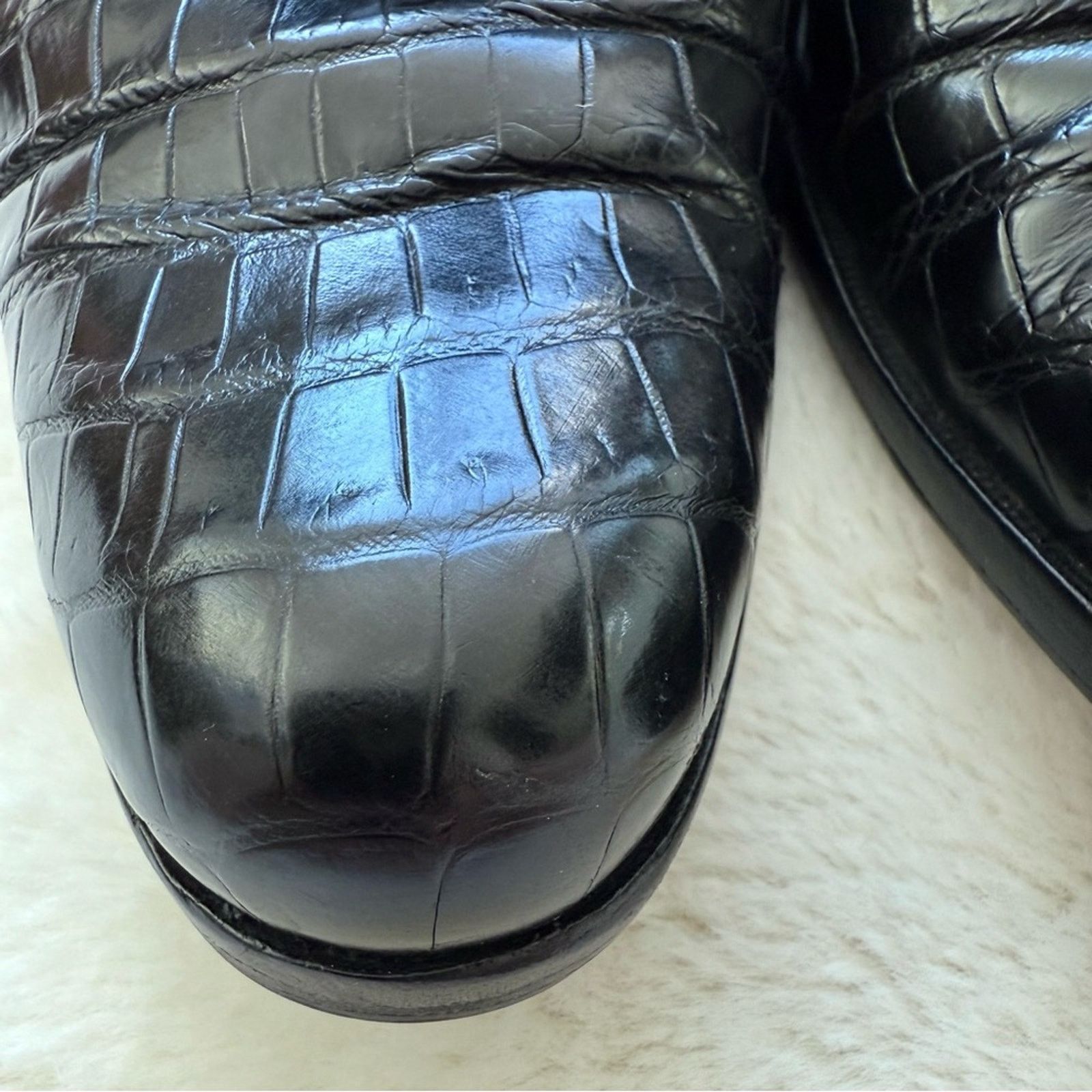 Dolce&Gabbana men crocodile skin size 37,5EU Authentic 4500$