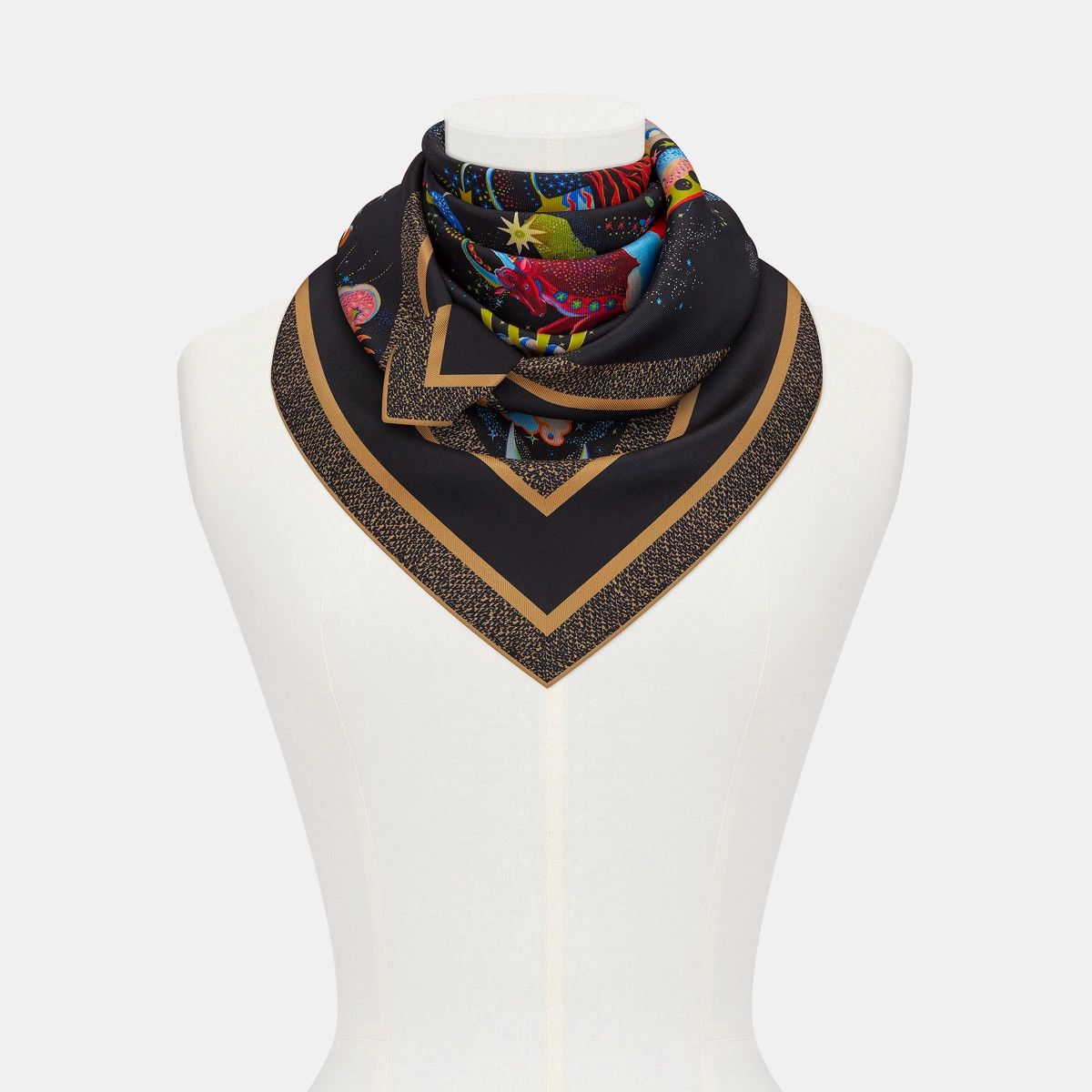 o1bcso1str0624 Size: OS Scarfs in Black