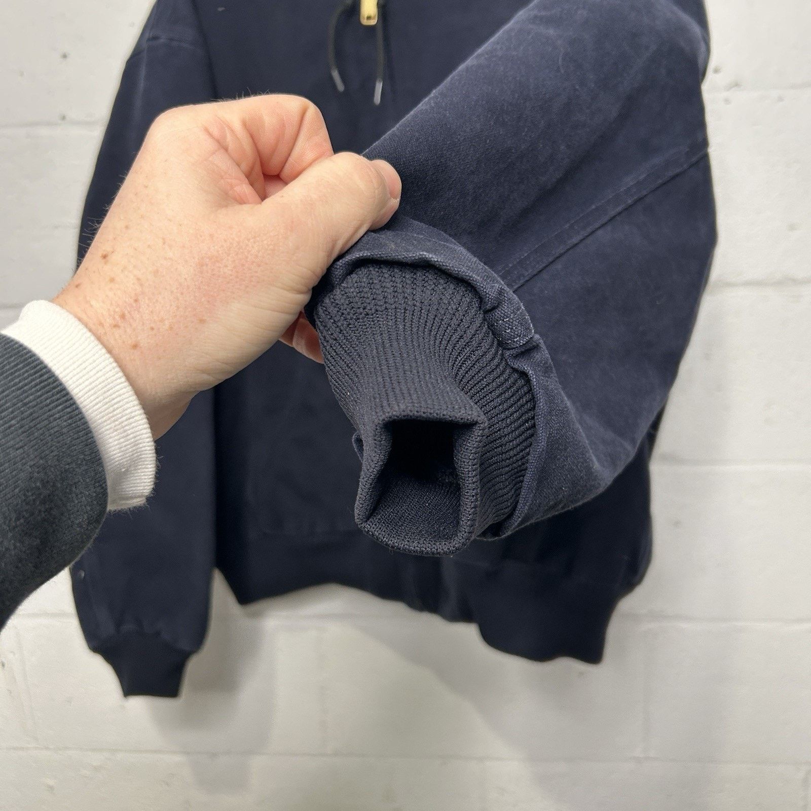Carhartt Vintage Carhartt Hooded Active Jacket “Midnight Blue” J130 Size US XL / EU 56 / 4 - 11 Thumbnail