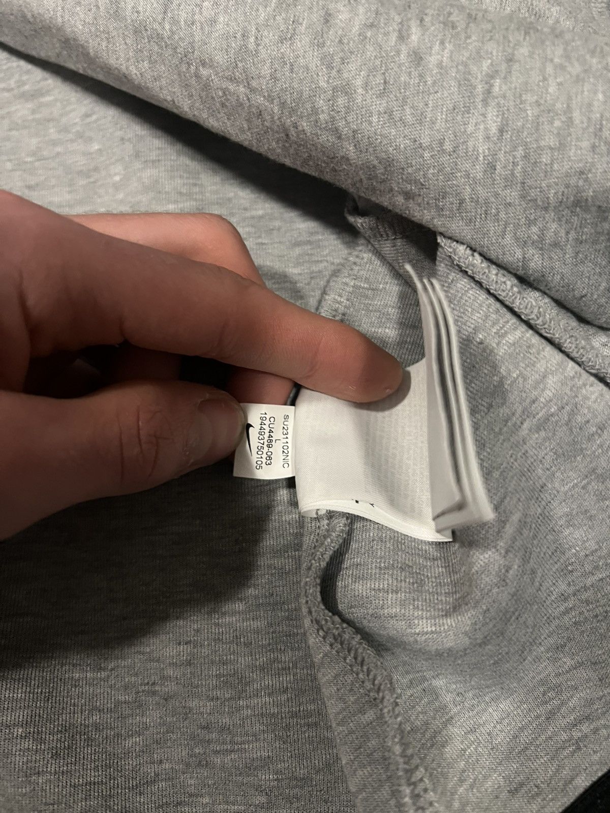 Nike Nike Tech Fleece gray hoodie zip Size US L / EU 52-54 / 3 - 11 Thumbnail