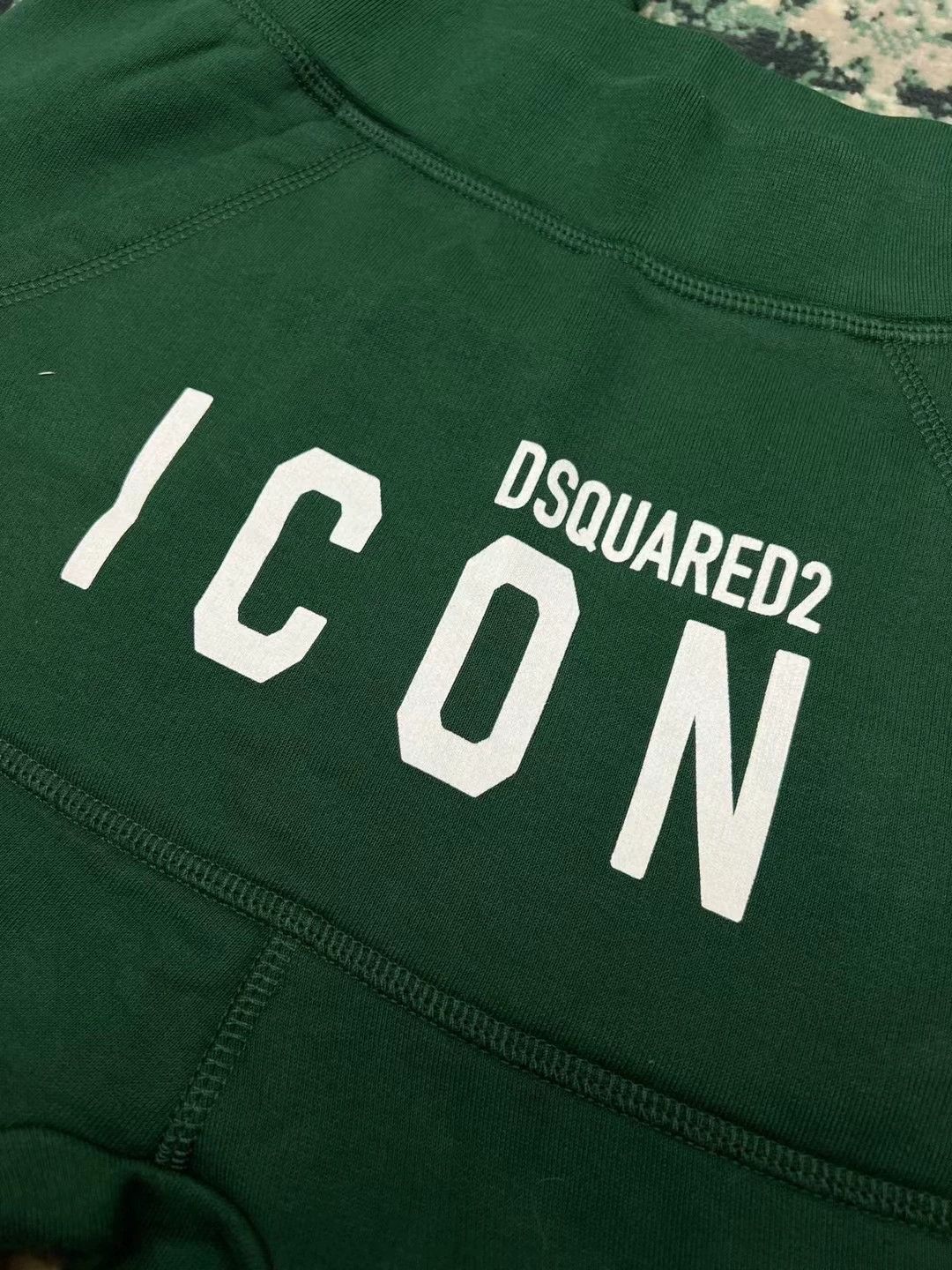Dsquared2 Dsquared2 22FW Green Slim 100% Cotton Fleece Draw S Size US 29 - 5 Thumbnail