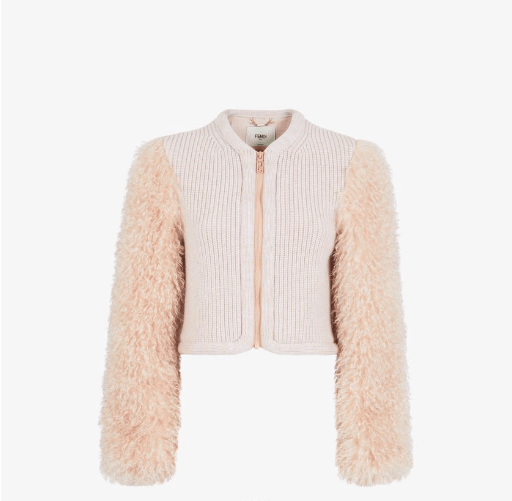 Fendi o1loc1c0824 Bomber Jacket in Light Pink Size XL / US 12-14 / IT 48-50 - 1 Preview