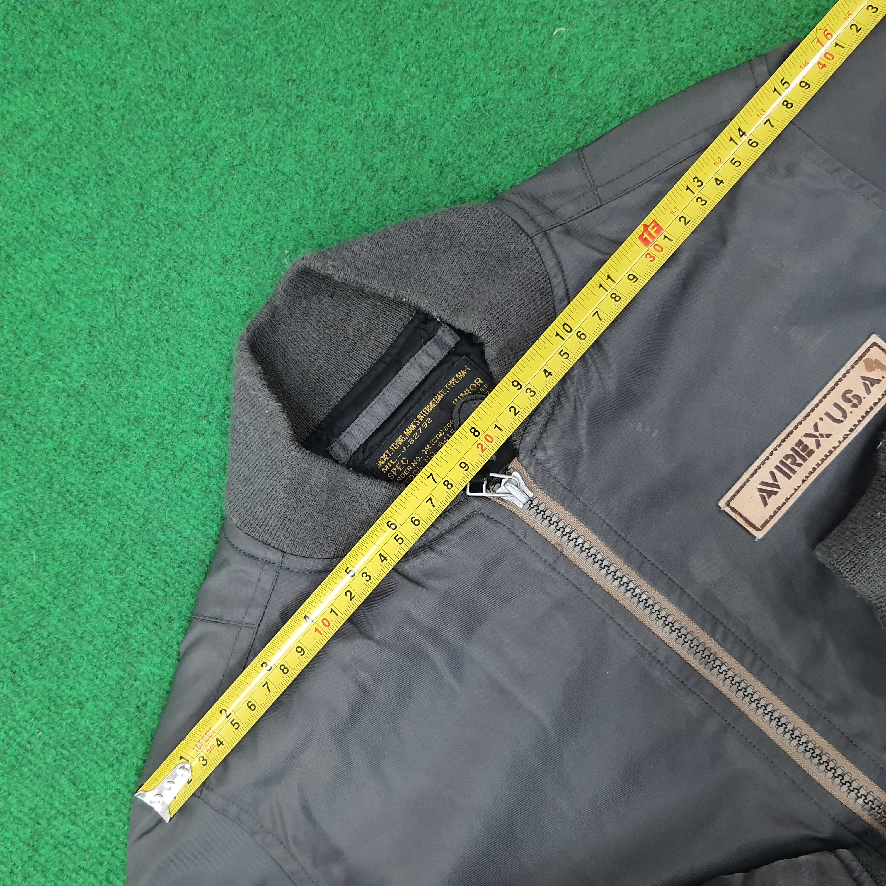 Avirex Vintage Avirex USA Military Bomber Jacket C256N5 Size US XXS / EU 40 - 8 Thumbnail