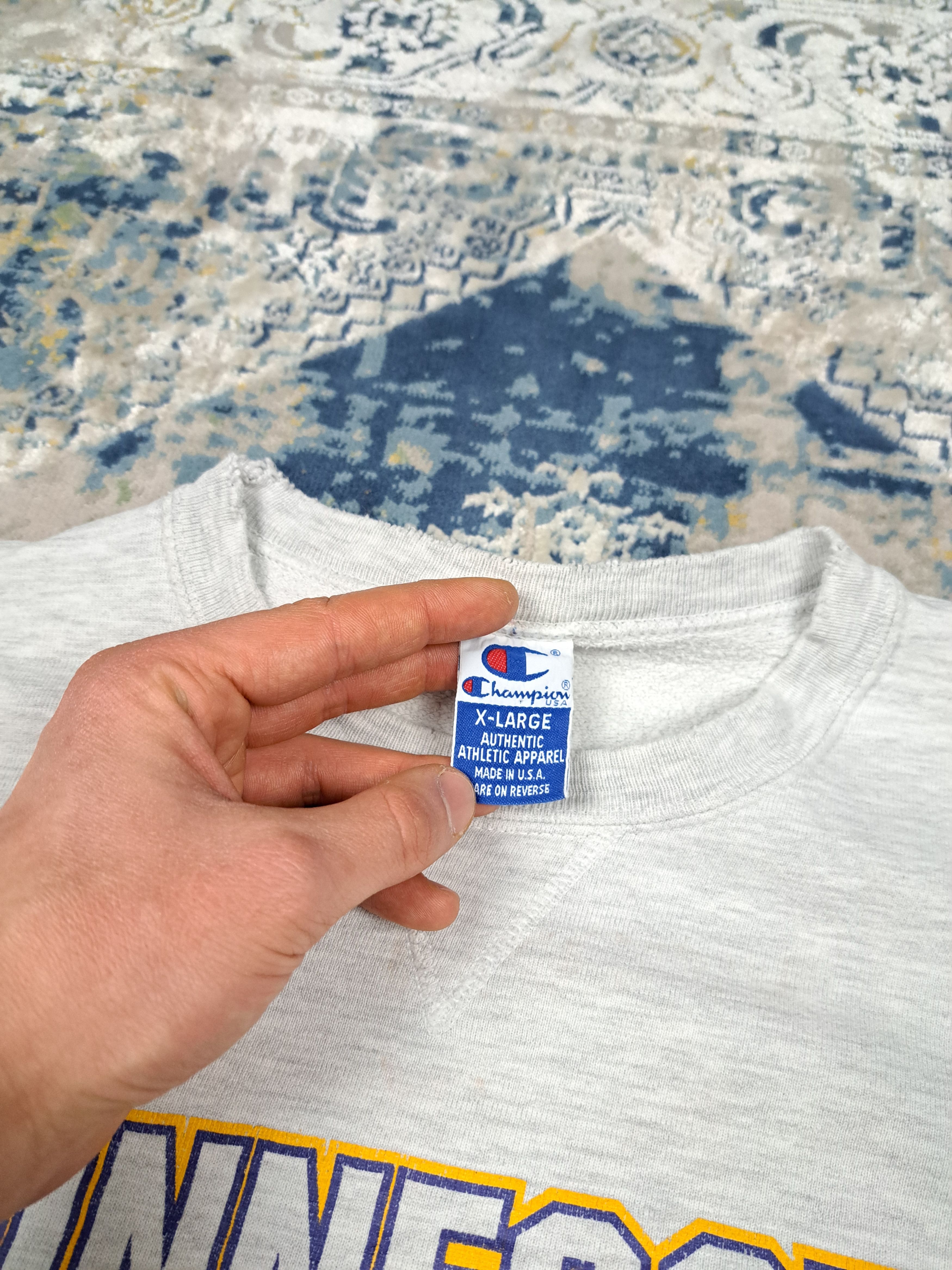 Champion Vikings Worn to Perfection Champion Distressed Crewneck Size US XL / EU 56 / 4 - 3 Thumbnail