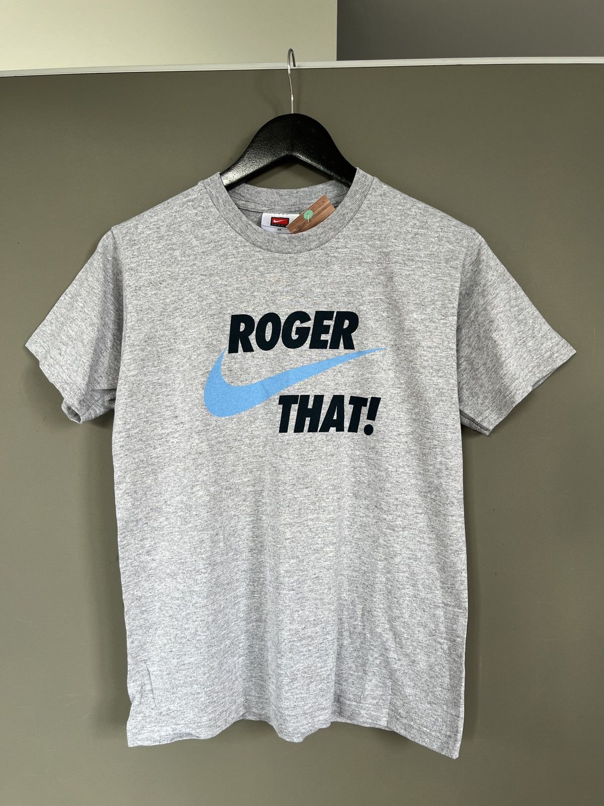 Nike Nike vtg Roger That! Roger Federer BOYS Deadstock T-shirt Size US M / EU 48-50 / 2 - 1 Thumbnail