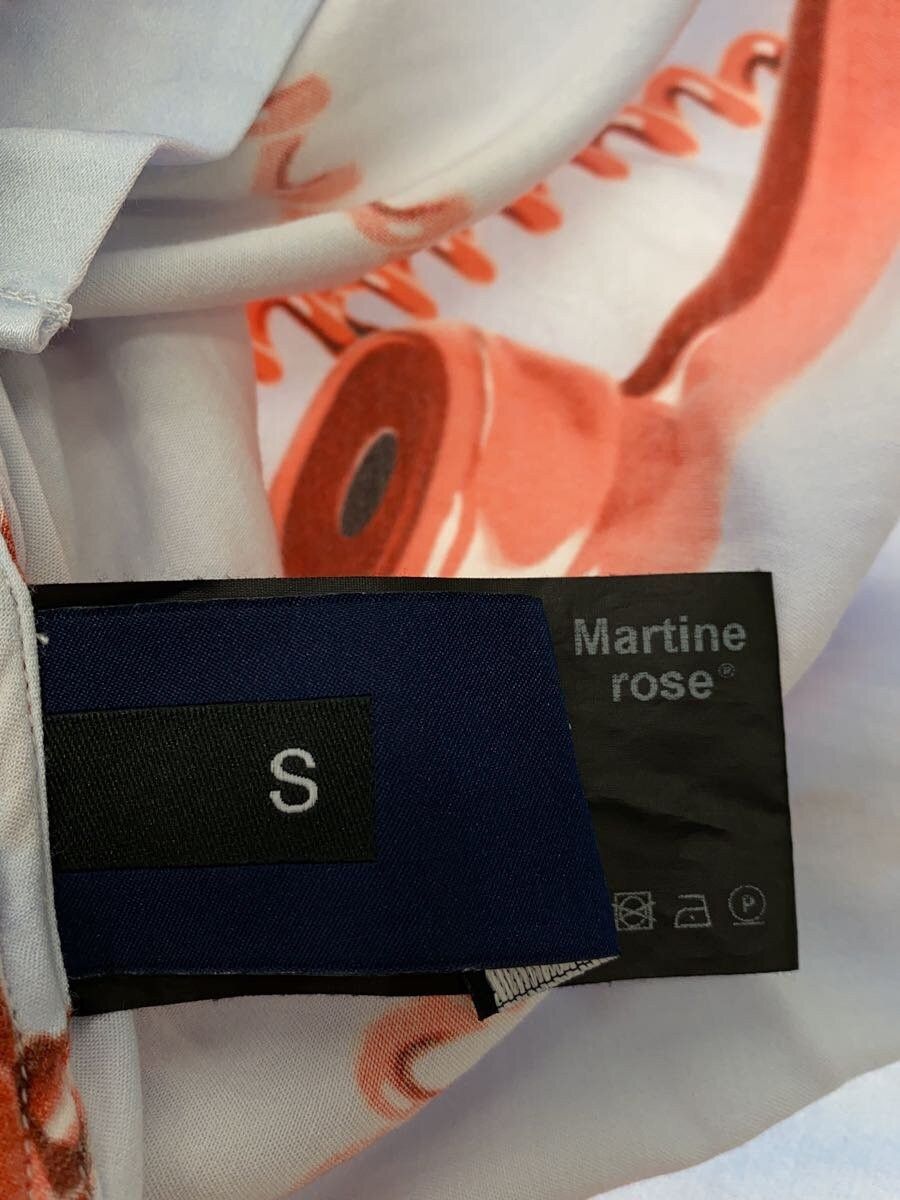 Martine Rose Oversized Telephone Motif Rayon Short Sleeve Shirt Size US S / EU 44-46 / 1 - 4 Thumbnail