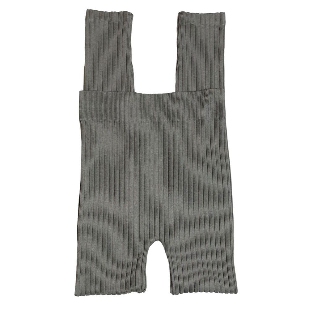 Zara NWT New ZARA Grey Seamless Ribbed Leggings Size M/L Size 34" / US 12 / IT 48 - 5 Thumbnail