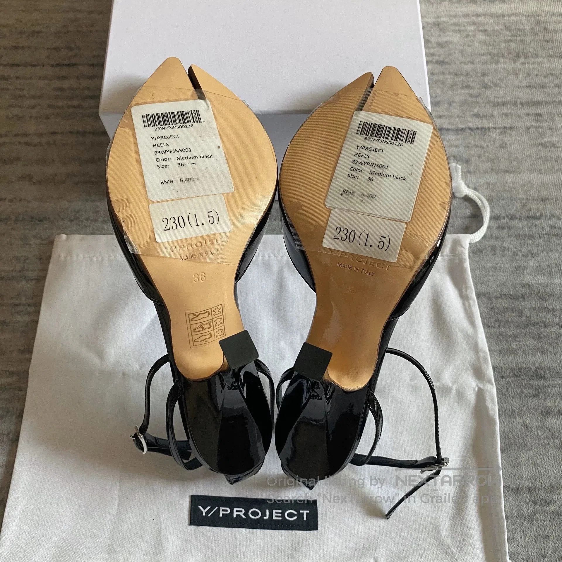 Y/Project Y/Project Heart Shape Strap High Heels. Size US 6 / IT 36 - 7 Thumbnail