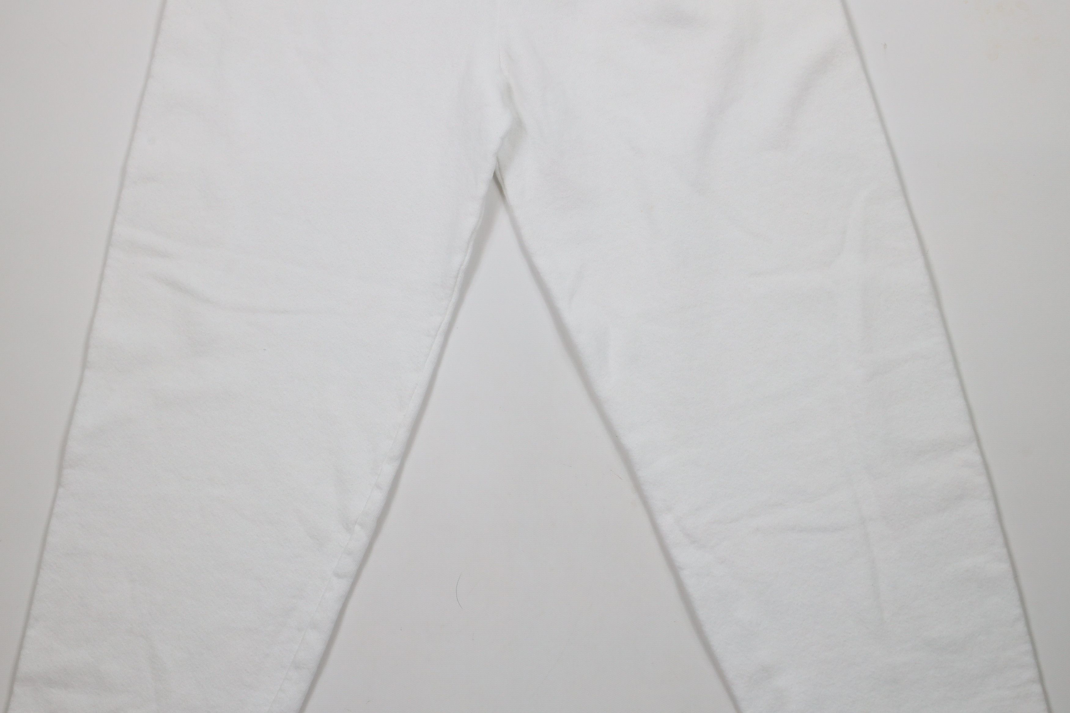 Vintage Vintage 90s Streetwear Blank Sweatpants Pants White USA Size 29" - 8 Thumbnail