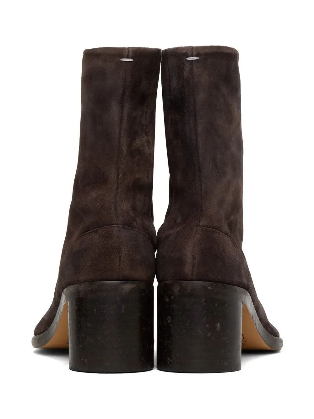 Maison Margiela o1w1db10126 Tabi Ankle Boots in Brown Size US 7 / EU 40 - 2 Thumbnail