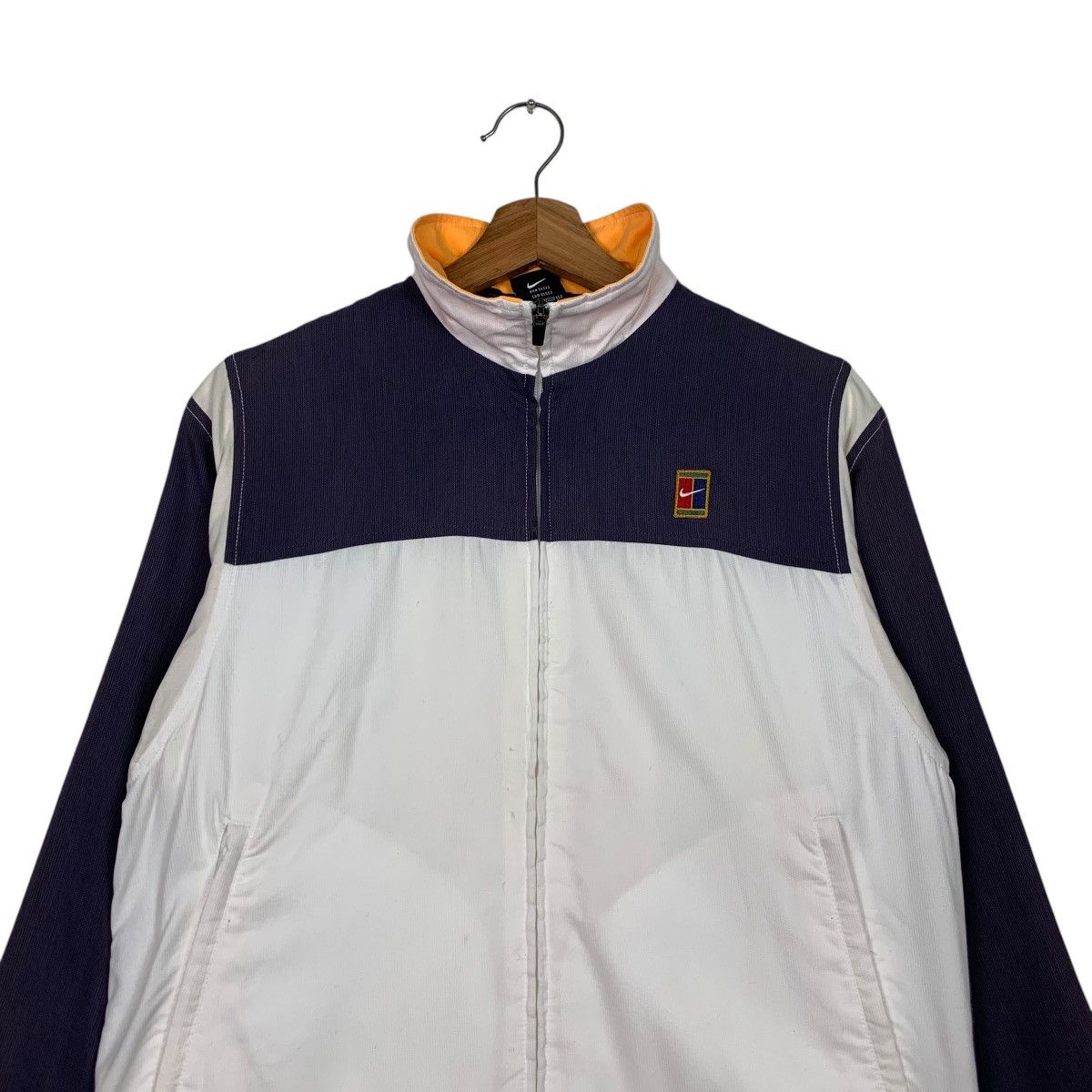 Nike 90’s NIKE Court Logo Turtleneck Sweater Jacket #2293-C102 Size M / US 6-8 / IT 42-44 - 2 Thumbnail