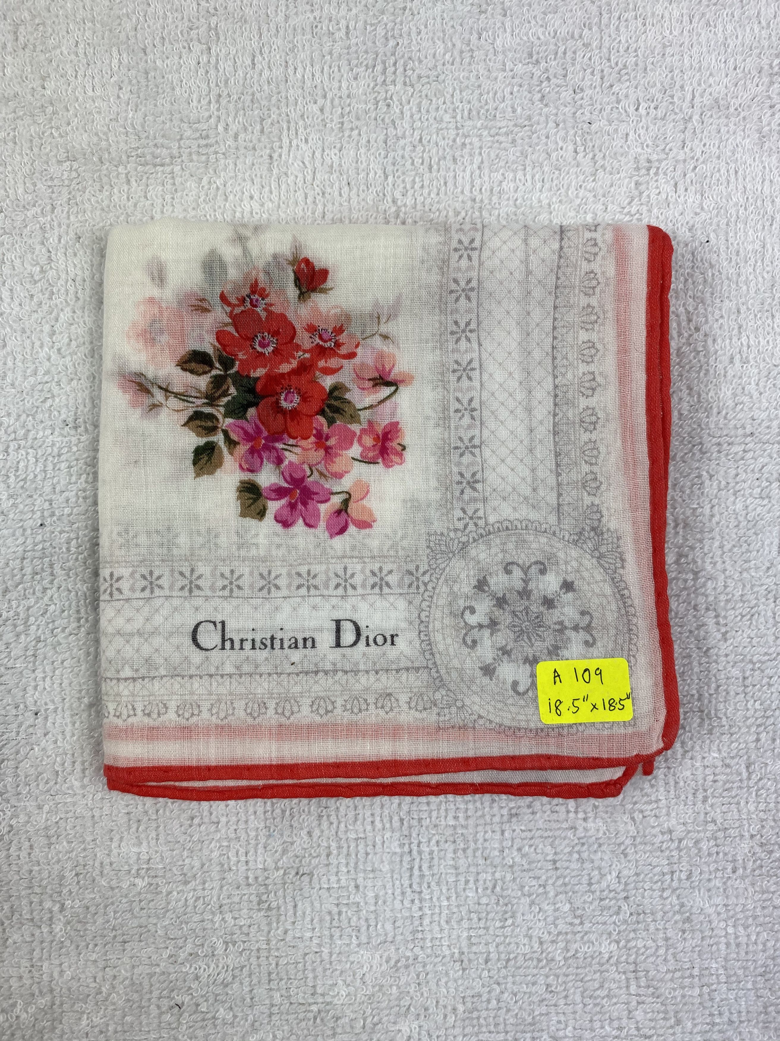 Vintage Christian Dior Handkerchief / Bandana / Neckerchief Size ONE SIZE - 6 Thumbnail