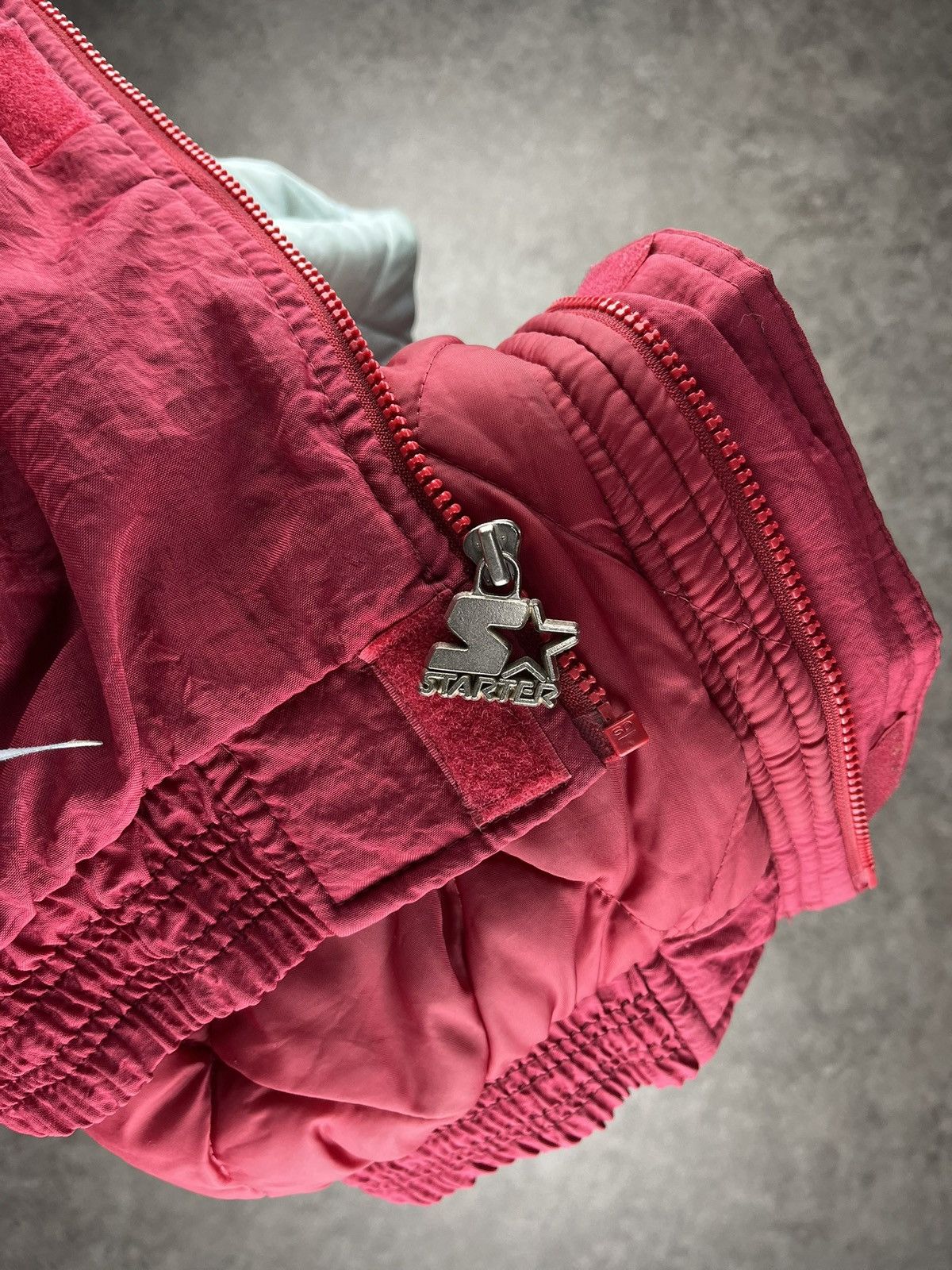 Starter Starter Alabama Tide Football College Jacke - Rot - Vintage Size US L / EU 52-54 / 3 - 7 Thumbnail