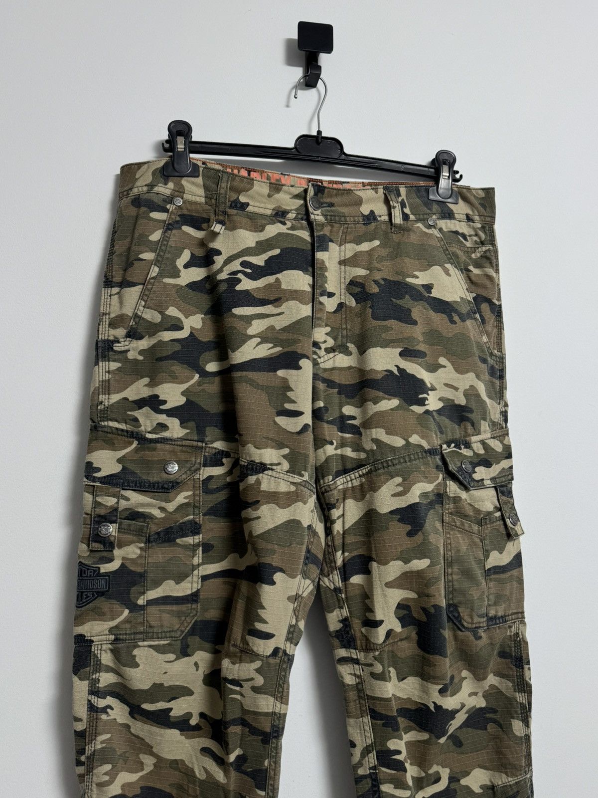 Harley Davidson Harley Davidson Vintage Y2K style Hype Cargo pants Size US 34 / EU 50 - 2 Thumbnail