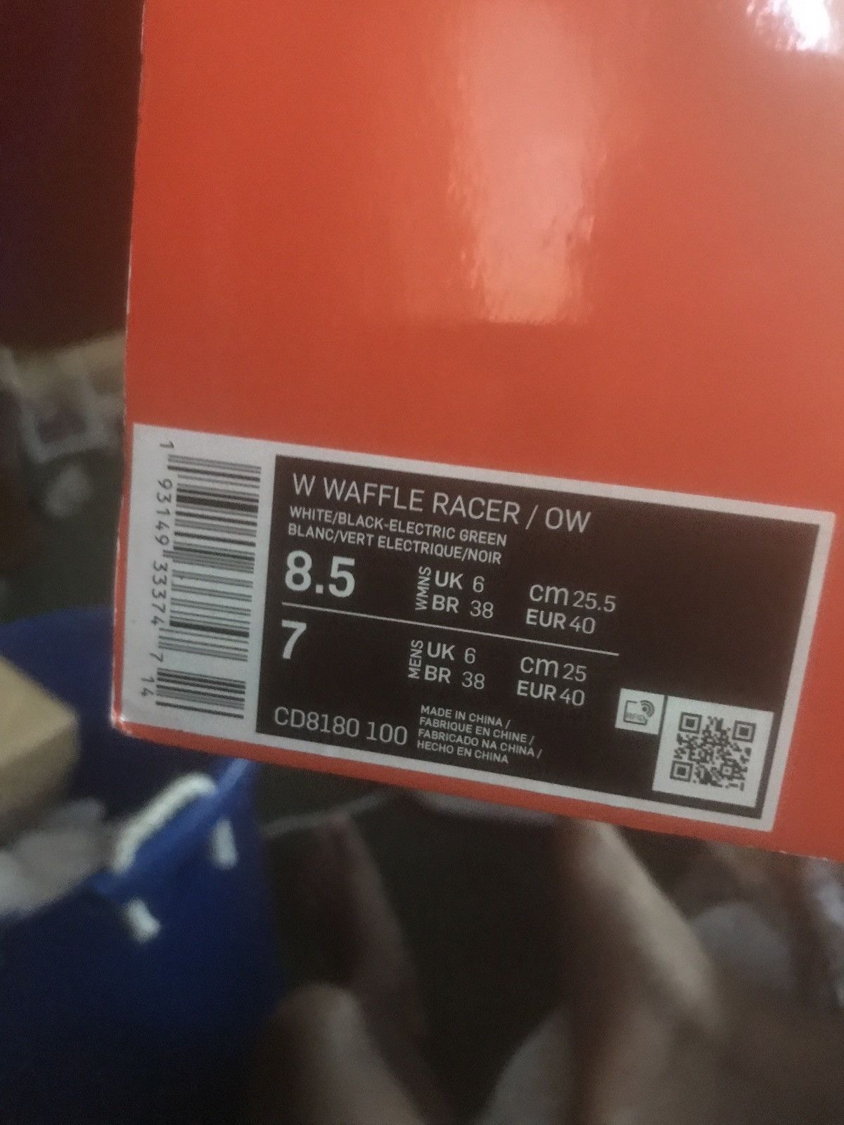 Nike × Off-White Nike x Off White waffle racer electric green Size US 8.5 / EU 41-42 - 4 Thumbnail