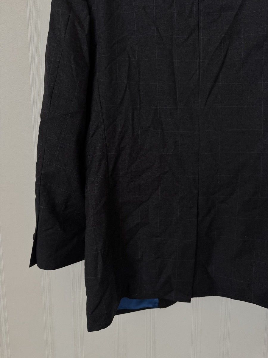 Balmain Balmain Paris Blazer Jacket Black 100%Wool Classic Suit Coat Size 50R - 9 Thumbnail