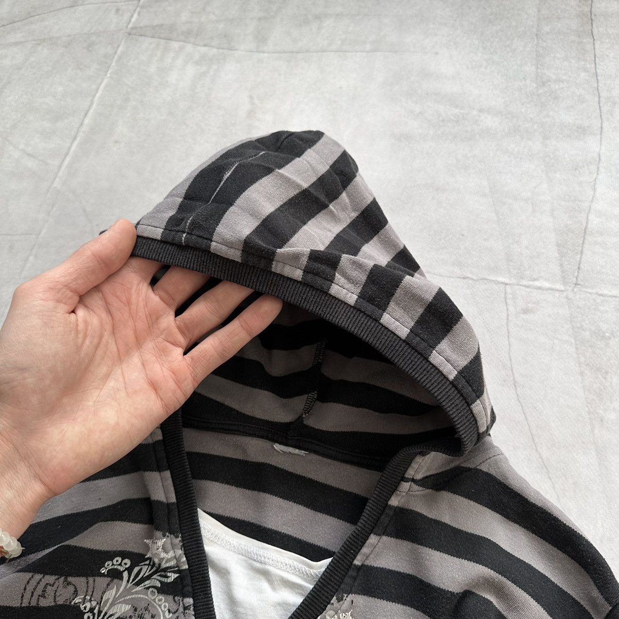 Hysteric Glamour Japan Striped Margiela Vibe Hoodie Hysteric Glamour Style Size S / US 4 / IT 40 - 7 Thumbnail