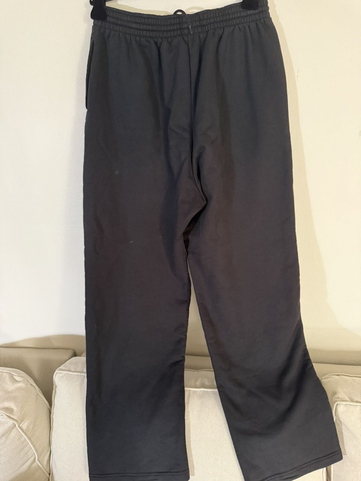 Balenciaga Met Gala Heavy Cotton Sweatpants Black Sz. XS Size US 32 / EU 48 - 2 Thumbnail