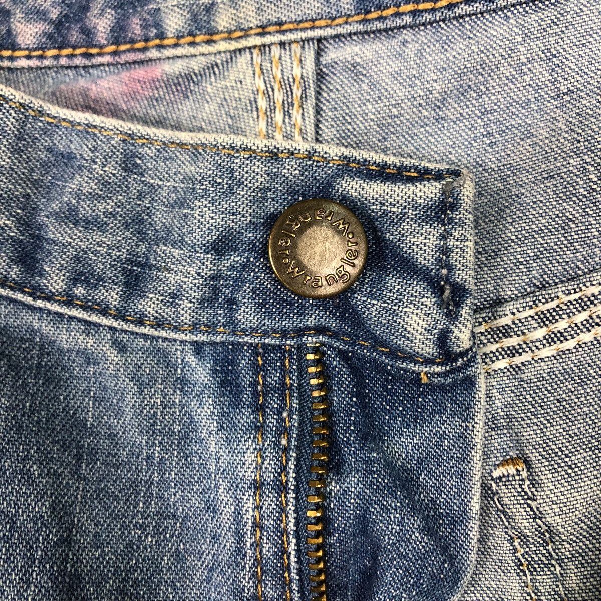 Japanese Brand × Vintage 📌Vintage Wrangler Denim Jeans Worker Wear Issey Miyake Size US 32 / EU 48 - 22 Thumbnail