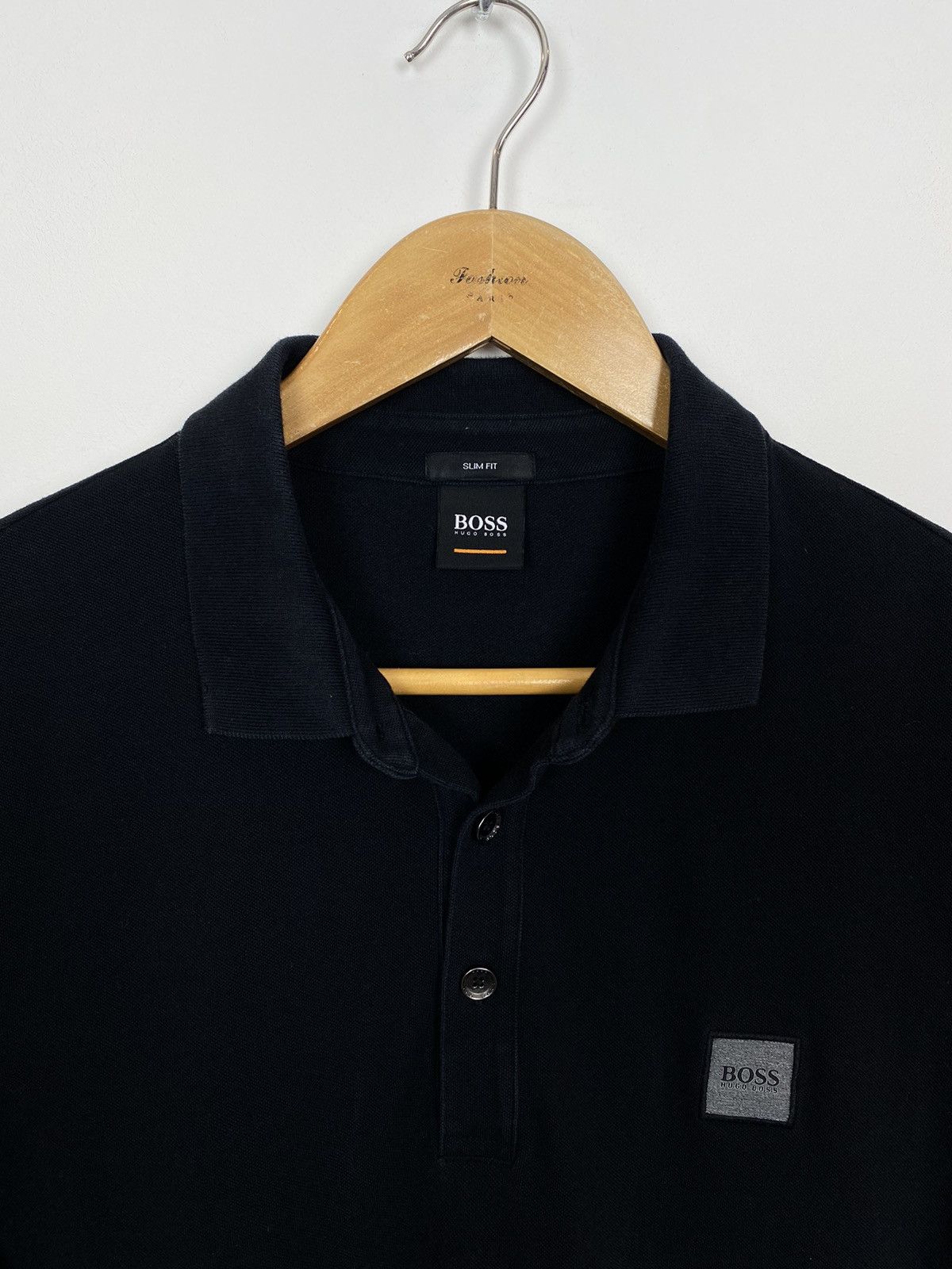 Hugo Boss Hugo Boss Slim Fit Short Sleeve Polo Shirt Mens Size L Black Size US L / EU 52-54 / 3 - 7 Thumbnail