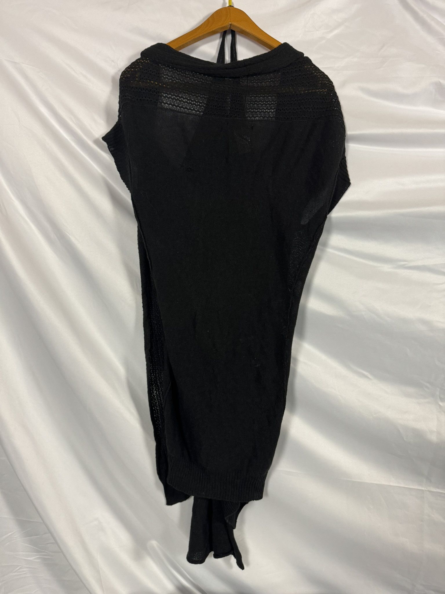 Y's Y's Yohji Yamamoto SS2004 Black Mixed Knit Cardigan Size3 Size M / US 6-8 / IT 42-44 - 3 Thumbnail
