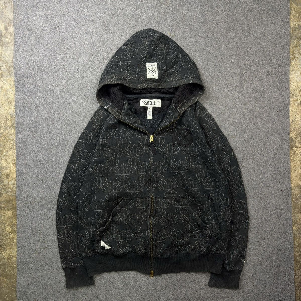 10 Deep × Black Scale × Staple 10 DEEP Full zip hoodie black Size US M / EU 48-50 / 2 - 1 Thumbnail
