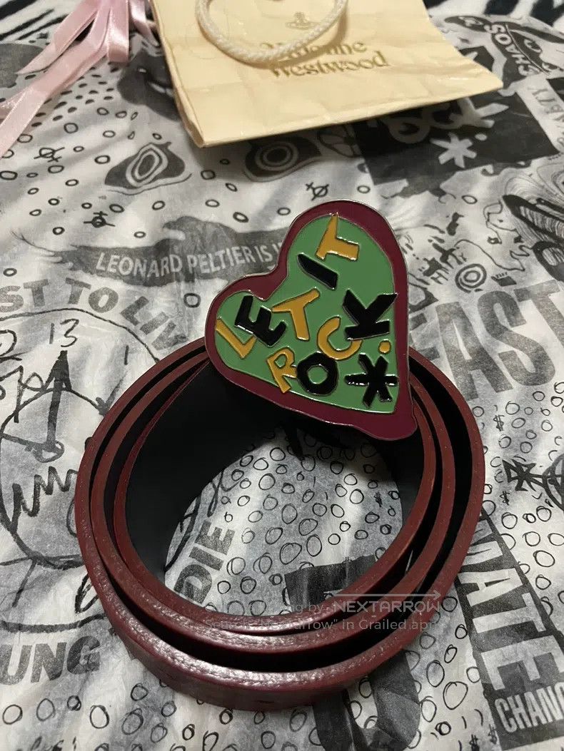 Vivienne Westwood Vivienne Westwood Let it Rock limited Saturn heart metal h Size ONE SIZE - 3 Thumbnail