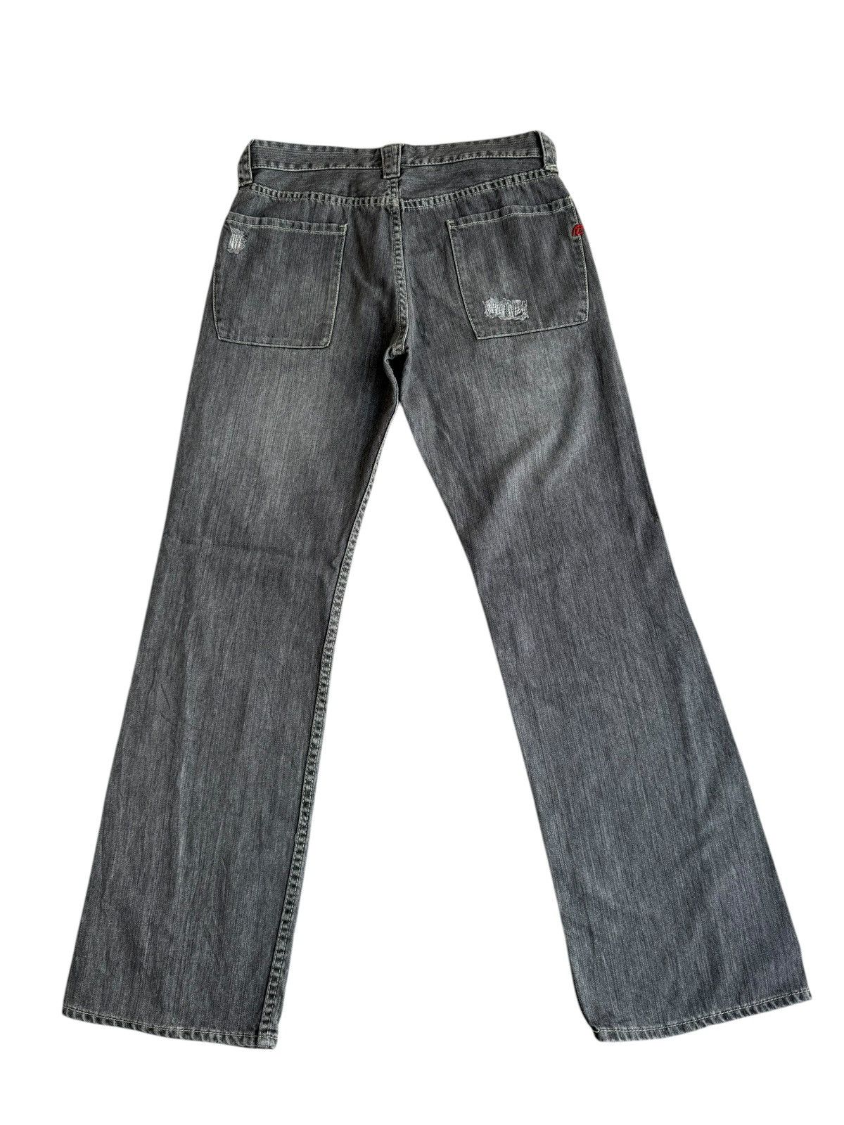 If Six Was Nine × Japanese Brand × Le Grande Bleu (L.G.B.) 🔥Vintage Distressed Y2k Fcuk Jeans Flare Size US 31 - 3 Thumbnail
