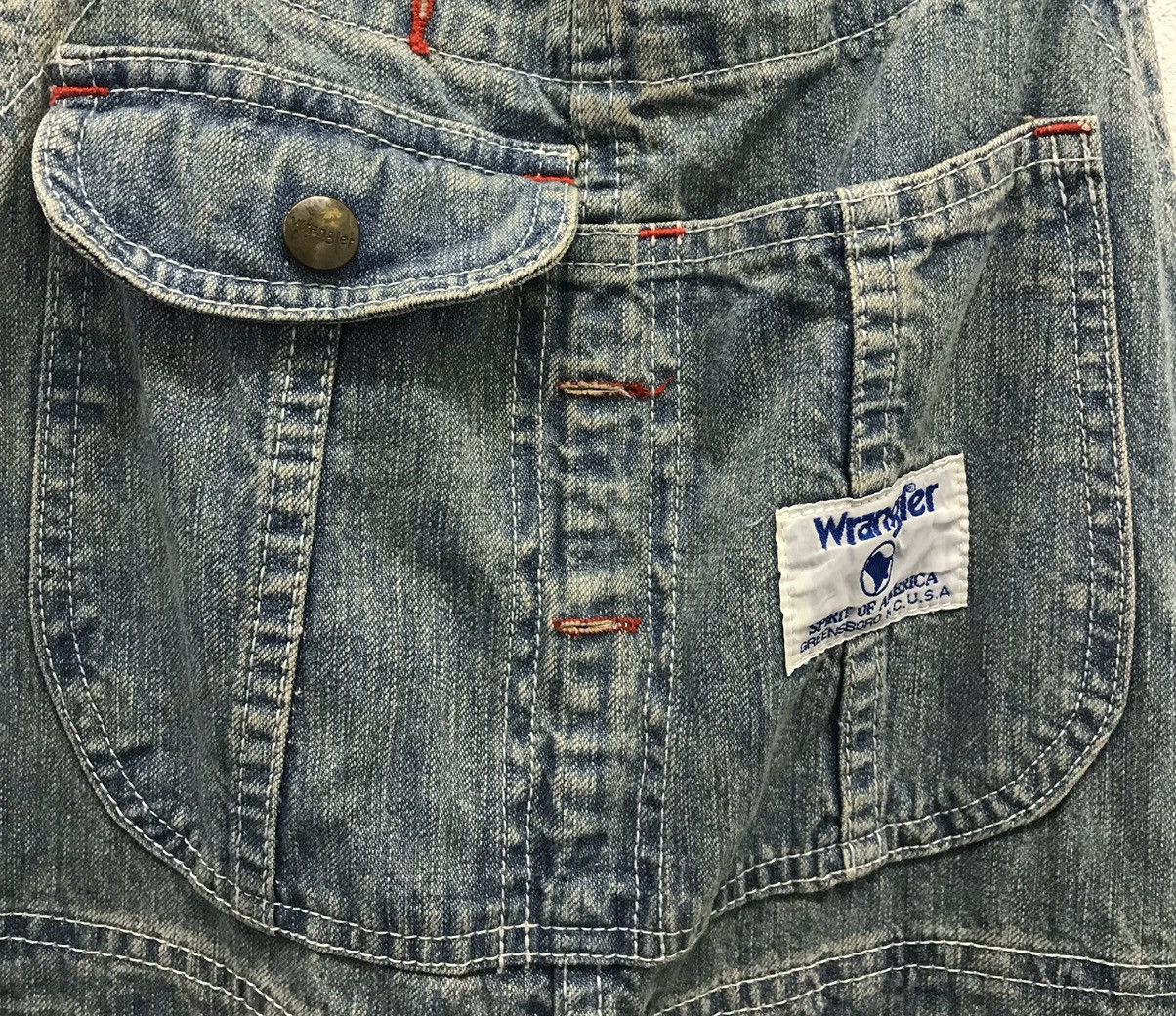 Vintage × Wrangler Vintage Wrangler Blue Bell Denim Overall Size US 35 - 6 Thumbnail