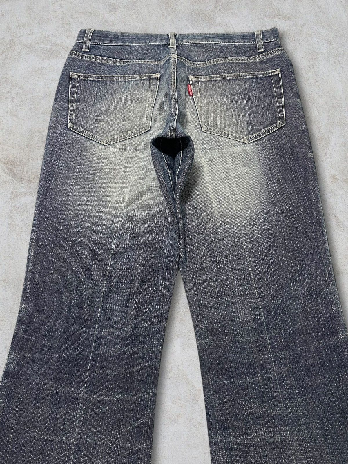 Tornado Mart Vintage Tornado Mart Paint Splatter Button Fly Bootcut Jeans Size US 30 / EU 46 - 7 Thumbnail