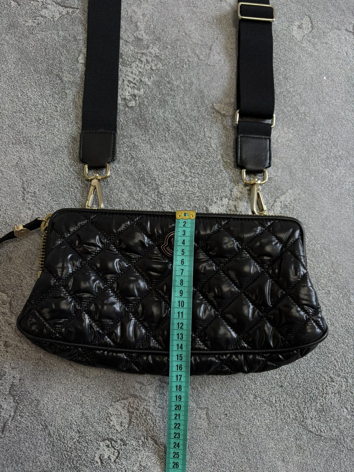 Moncler MONCLER Black Quilted Nylon ELIANNE Crossbody Shoulder Bag Size ONE SIZE - 23 Thumbnail