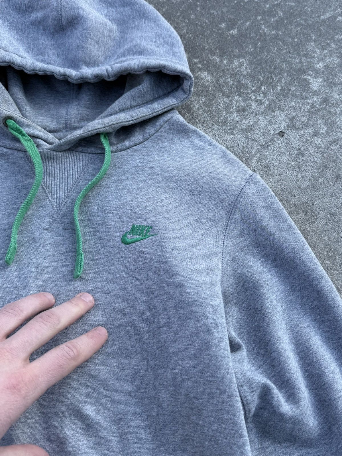 Other Vintage Nike y2k avantgarde streetwear hoodie Size US M / EU 48-50 / 2 - 10 Thumbnail