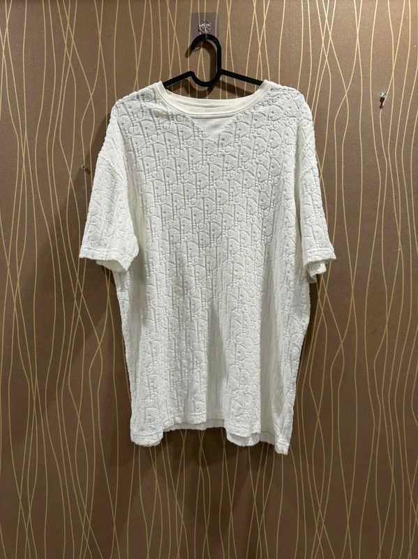 Dior Dior White Cotton Short Sleeve T-Shirt 0089 Size US S / EU 44-46 / 1 - 1 Thumbnail